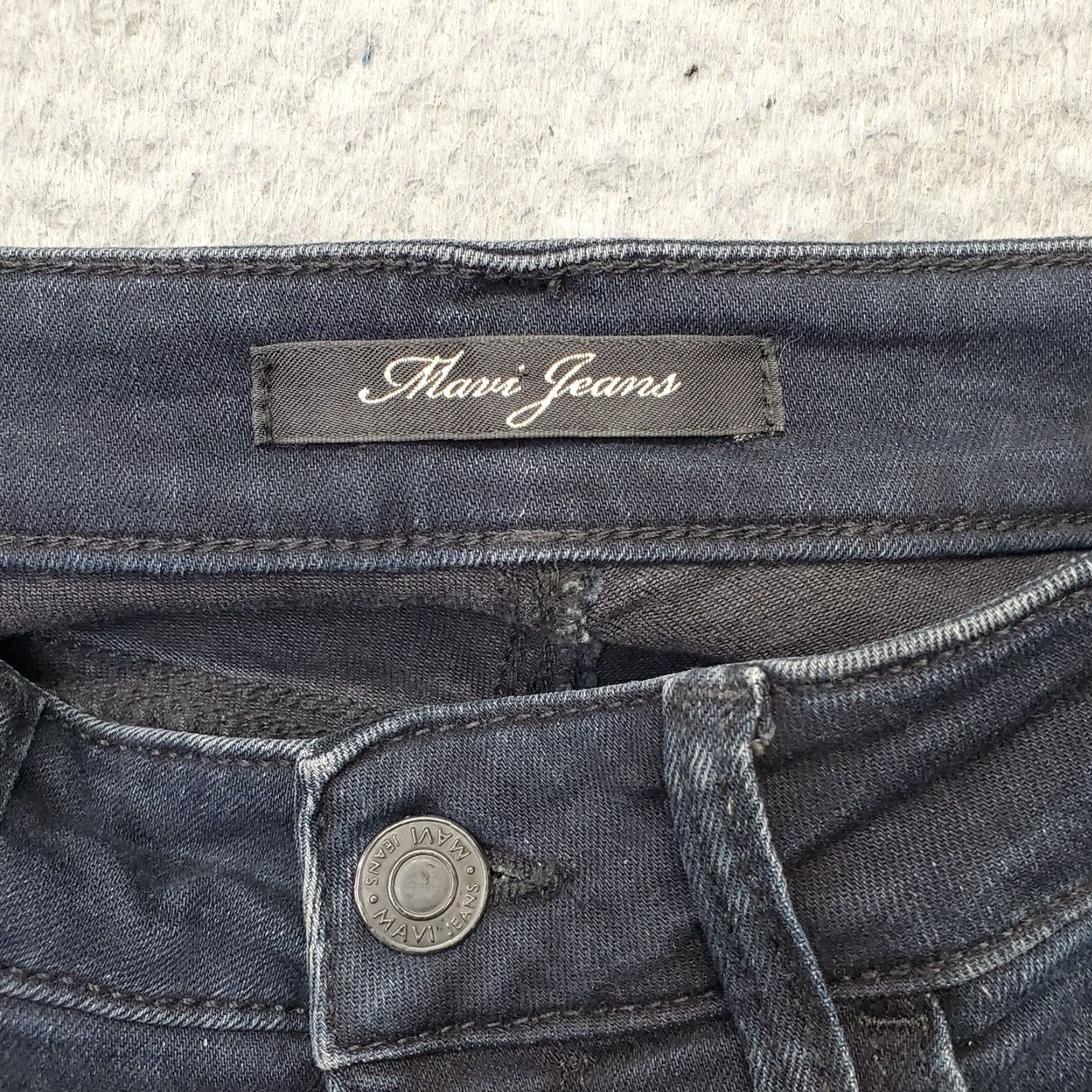 Mavi Mavi Women Jeans Skinny Denim Stretch High-Rise 28 Blue Comfortable Pockets 5-Pocket Womens Jeans 28" Inseam Size 28" / US 6 / IT 42 - 7 Thumbnail