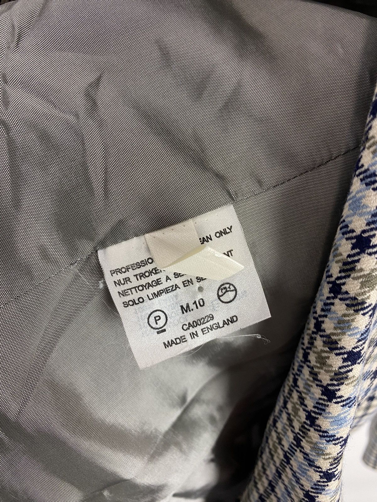 Aquascutum Aquascutum Wool Check Blazer Jacket Size S / US 4 / IT 40 - 8 Thumbnail