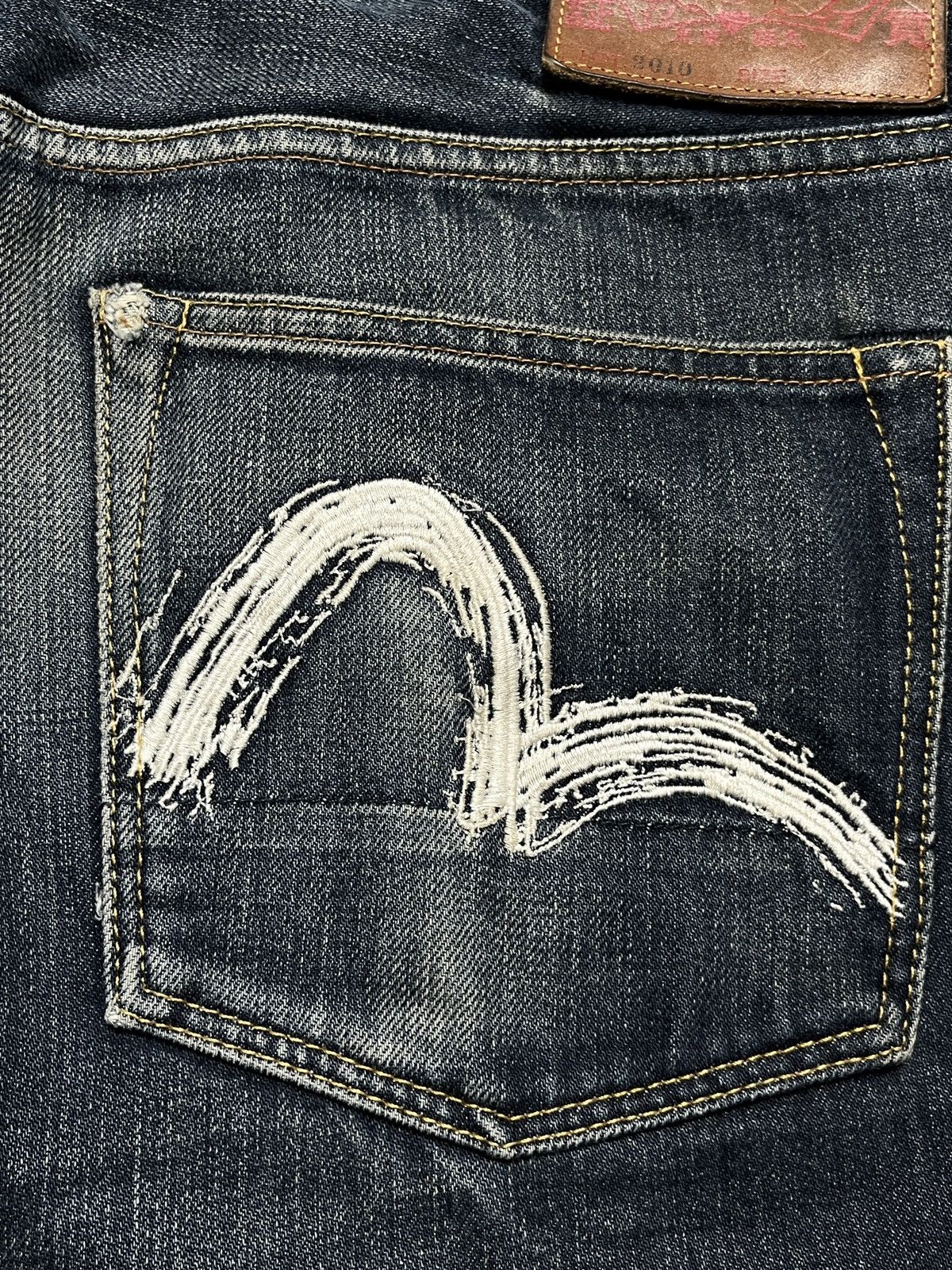 Evisu Evisu Embroidered Seagull Selvedge Denim Jeans Size US 32 / EU 48 - 3 Thumbnail