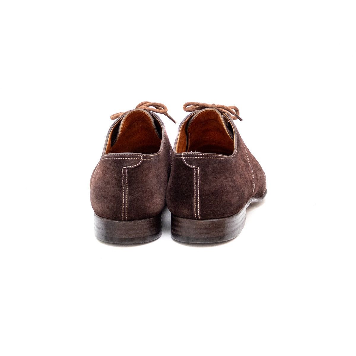 John Lobb John Lobb Clipper Suede Three-Eyelet Derby Shoes Size:US9.5E Size US 9.5 / EU 42-43 - 5 Thumbnail