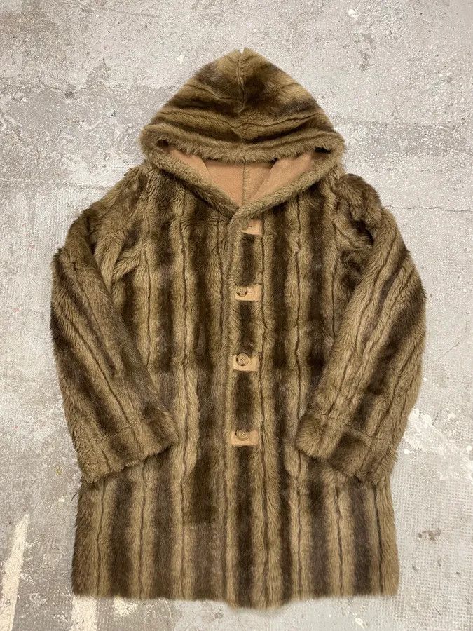 Balmain 1990s Balmain Faux Fur Reversible Jacket Size S / US 4 / IT 40 - 1 Thumbnail
