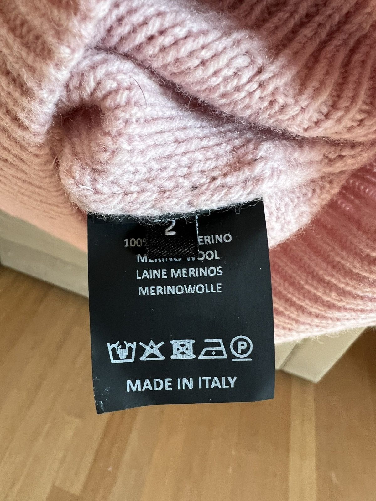 Raf Simons Raf Simons Berlin University Braid Sweater in Pink Size US M / EU 48-50 / 2 - 6 Thumbnail