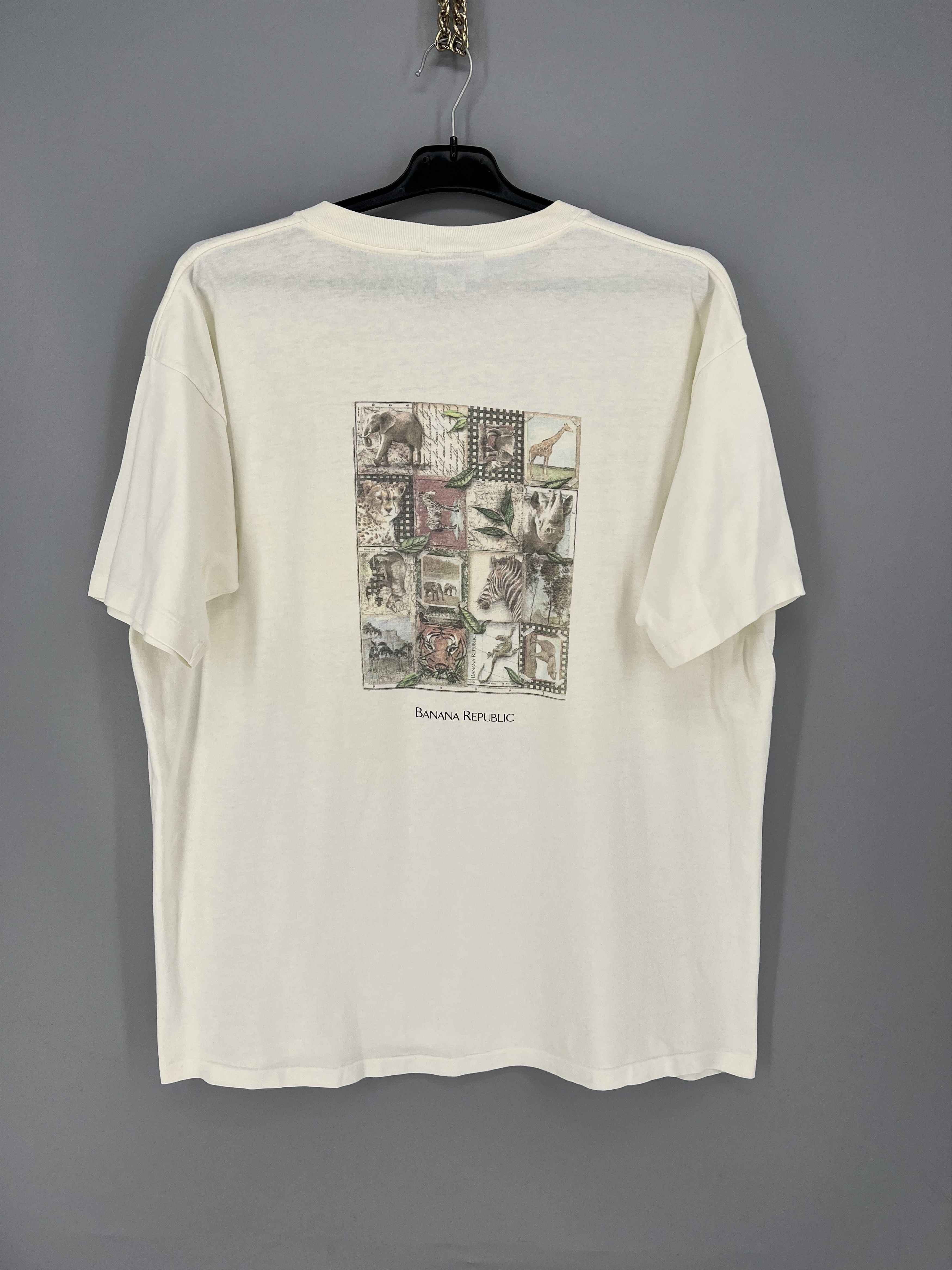 Vintage Banana Republic Safari T-shirt Size XLarge