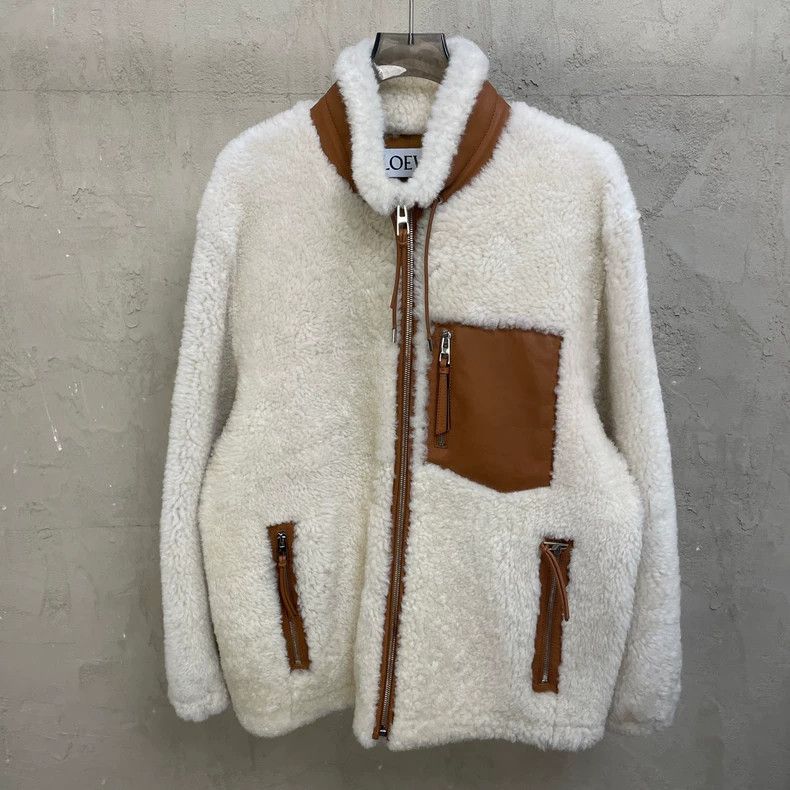 Other LOEWE White fur inside and full fur lined coat Size XL / US 12-14 / IT 48-50 - 1 Thumbnail