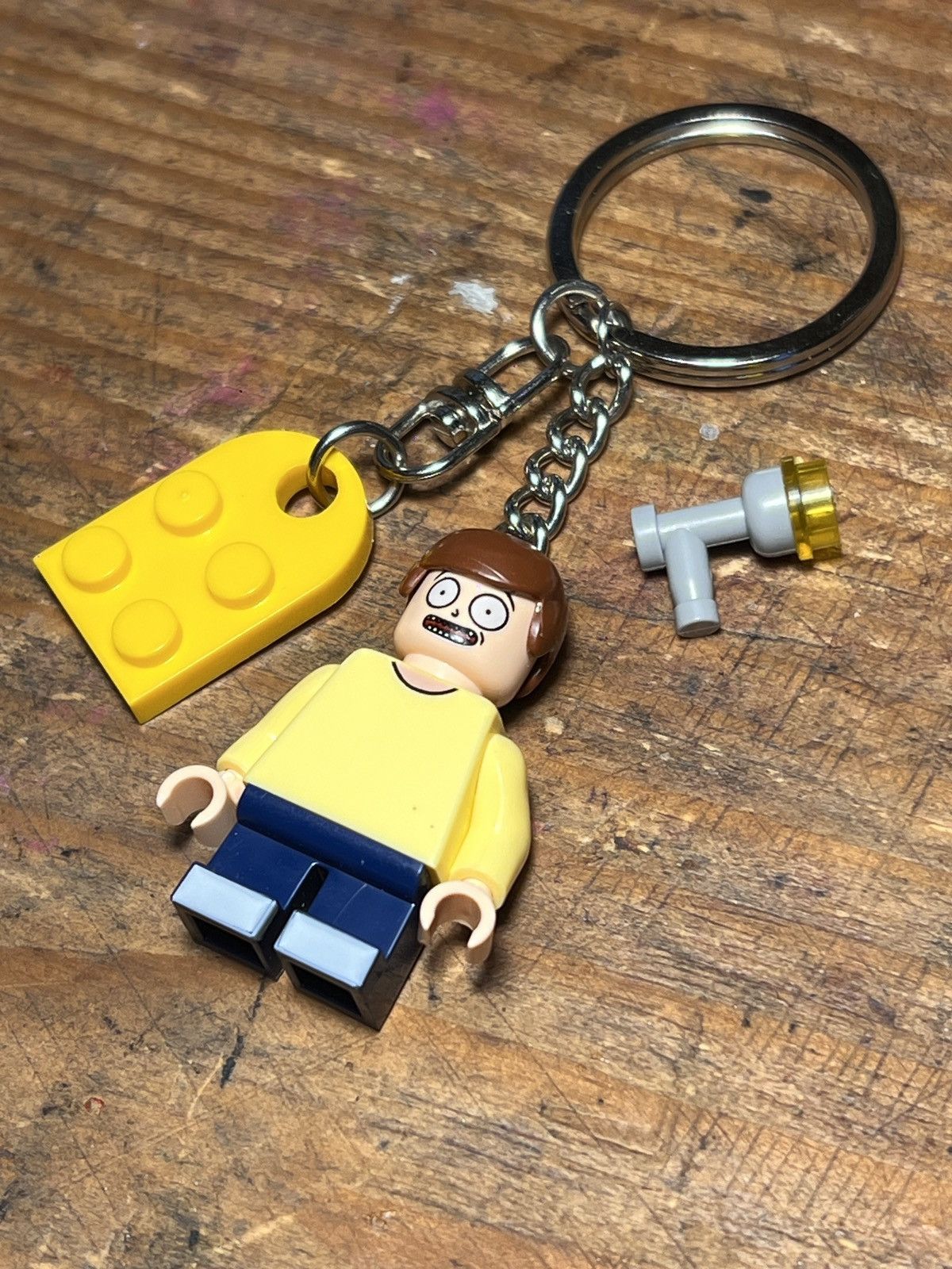 Cartoon Network rick and morty minifigure matching keychain keyring Size ONE SIZE - 6 Thumbnail