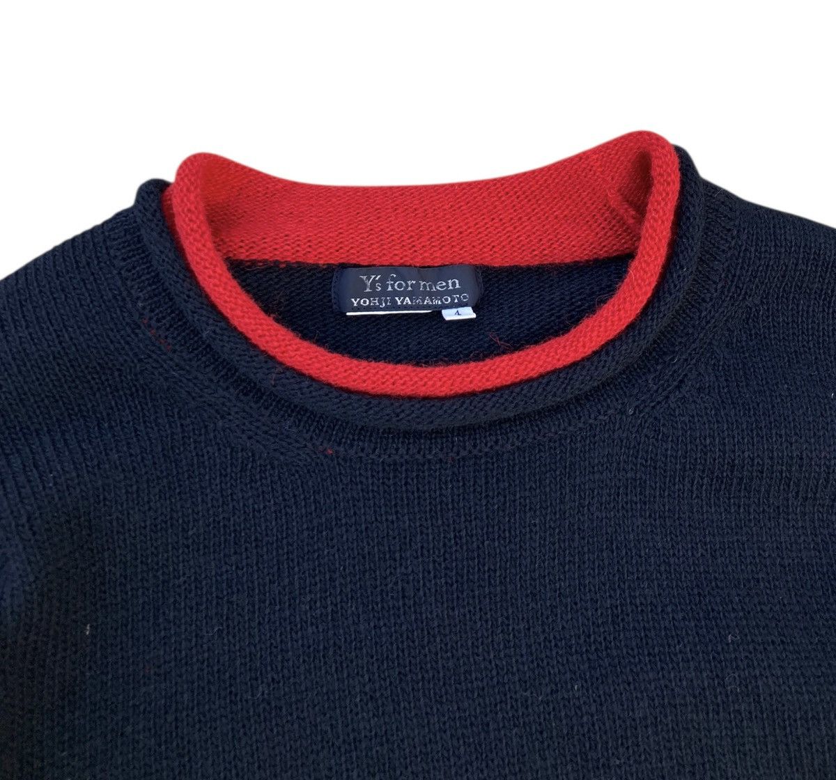 Yohji Yamamoto 90s Y's For Men Yohji Yamamoto Layered Cuff Knit Sweater Size US L / EU 52-54 / 3 - 5 Thumbnail