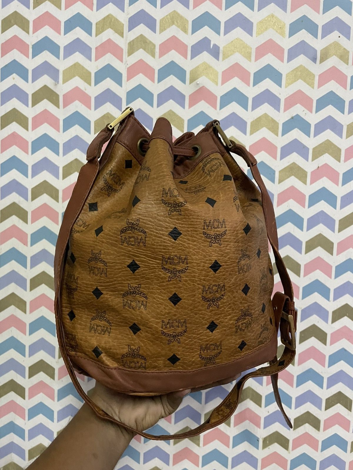 MCM MCM Monogram Bucket Shoulder Size ONE SIZE - 2 Thumbnail
