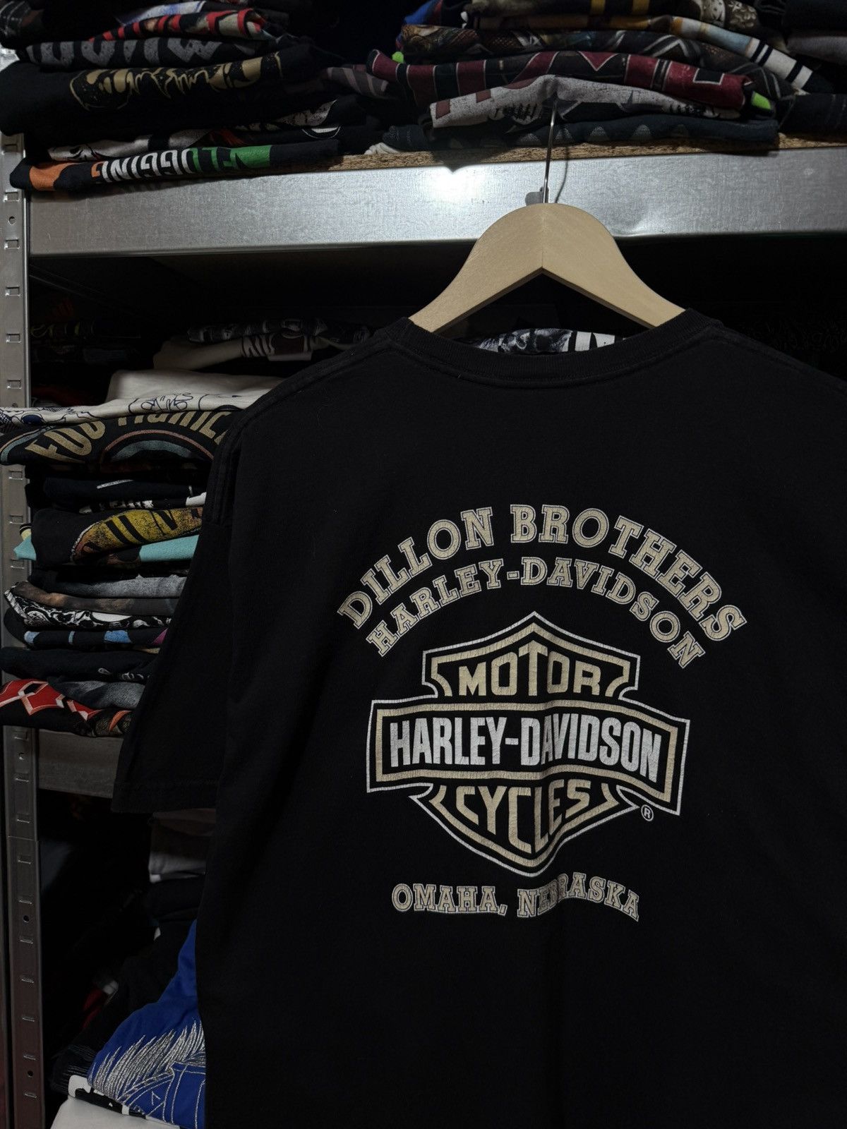 Harley Davidson Vintage 2006 Harley Davidson Dillon Brothers Retro T-Shirt Size US XL / EU 56 / 4 - 4 Thumbnail