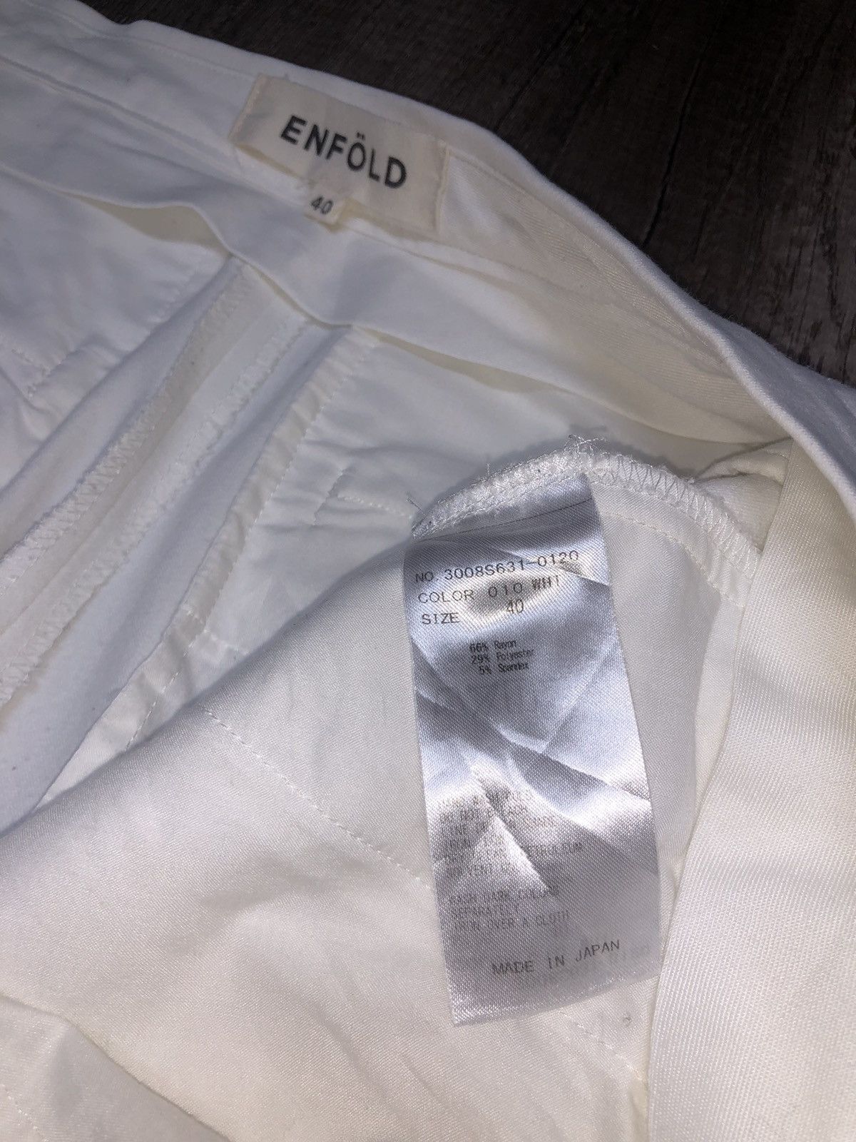 Designer × Japanese Brand ENFÖLD SMART CASUAL PANT Size 28" / US 6 / IT 42 - 23 Thumbnail