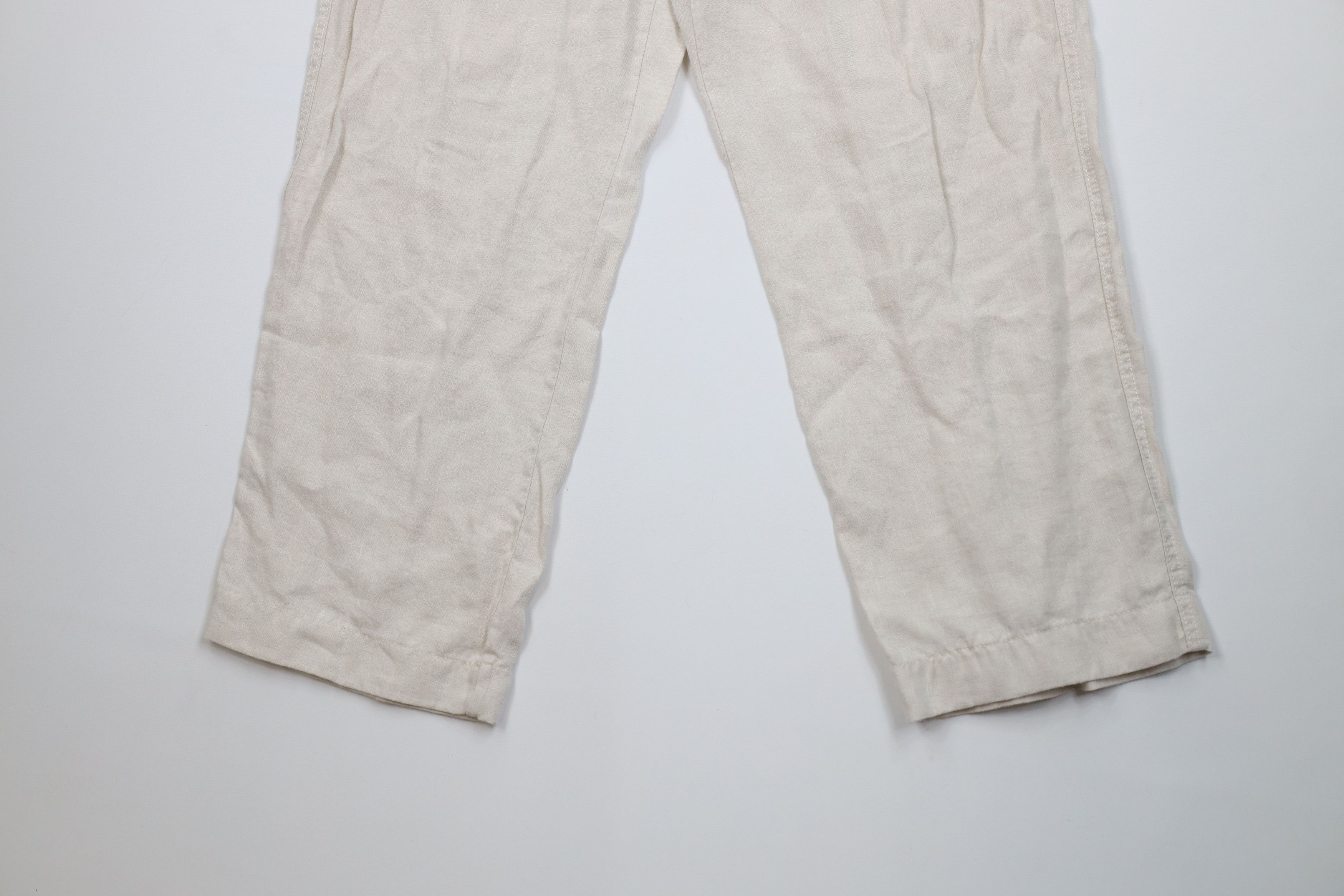 Tommy Bahama Vintage Tommy Bahama Linen Wide Leg Beach Harem Pants Beige Size US 38 / EU 54 - 4 Thumbnail