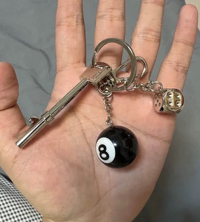 Japanese Brand × Vintage Retro punk y2k key snooker ball dice keychain Size ONE SIZE - 4 Thumbnail