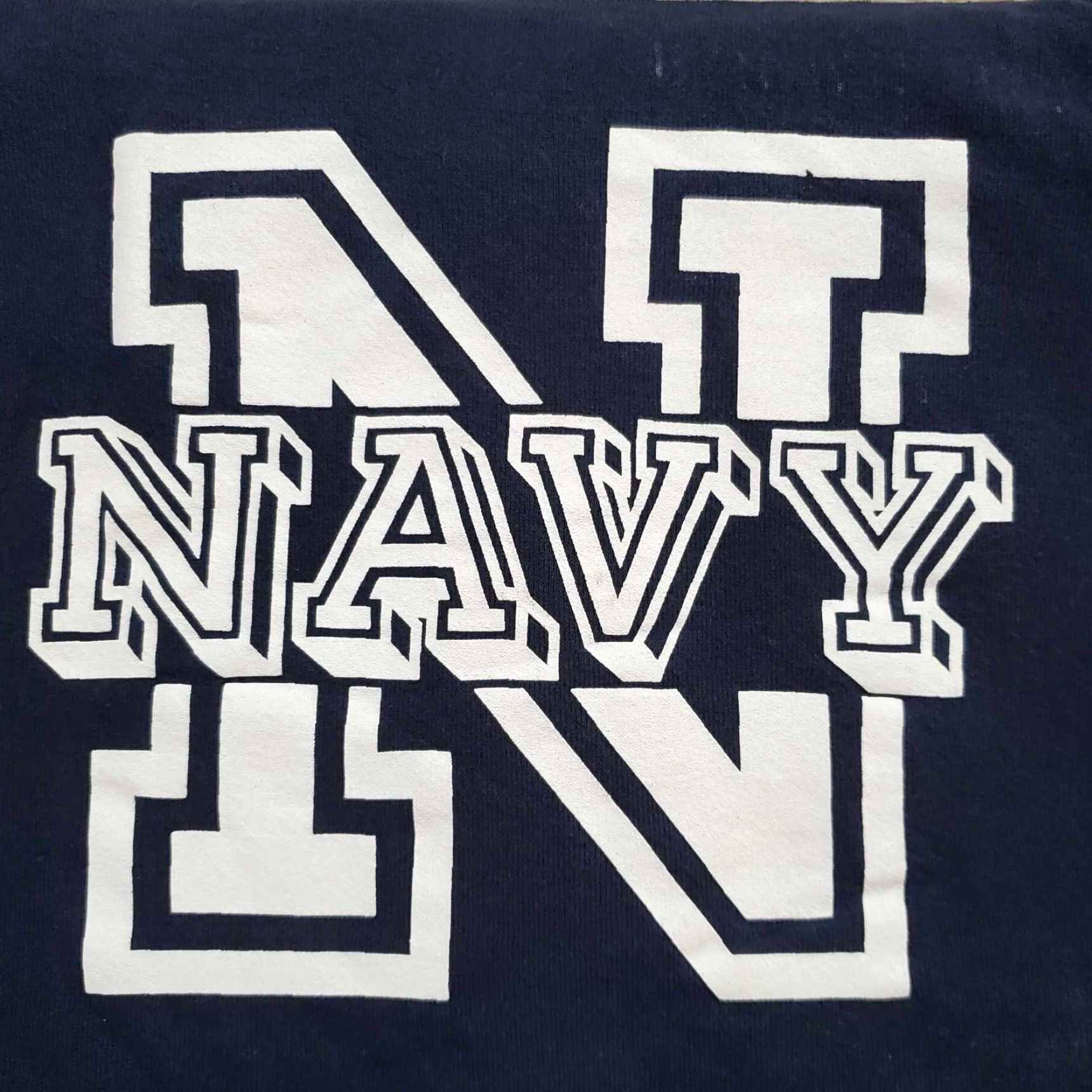 NCAA VINTAGE NCAA Navy Crewneck Sweatshirt Adult XL USPS USA Military Academy Pullover Long Sleeve Men Blue 90s Size US XL / EU 56 / 4 - 3 Thumbnail