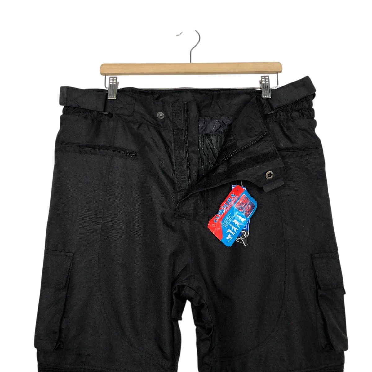 Japanese Brand 🔥RICH BLACK CARGO PANTS BONDAGE DEISGN CORDURA ISSEY MIYAKE Size US 38 / EU 54 - 15 Thumbnail