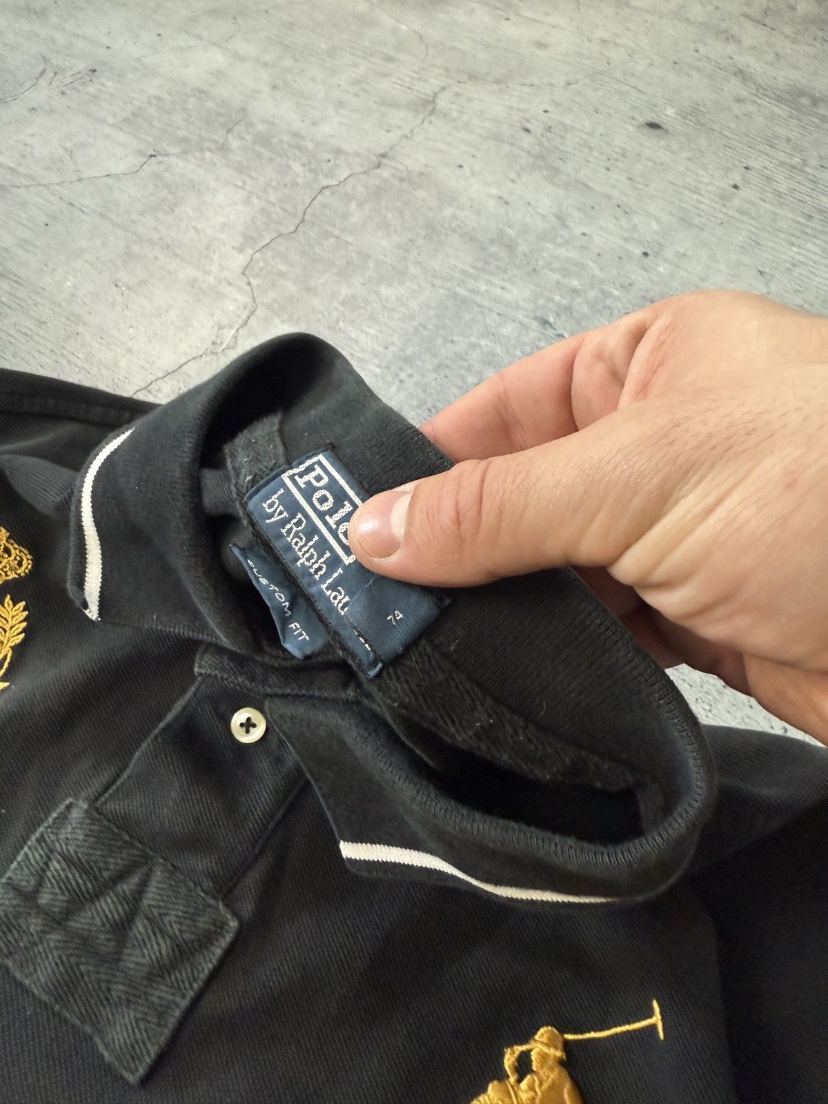 Polo Ralph Lauren Vintage Polo Ralph Lauren Dubai Rugby Polo Shirt Big Pony Size US XL / EU 56 / 4 - 10 Thumbnail