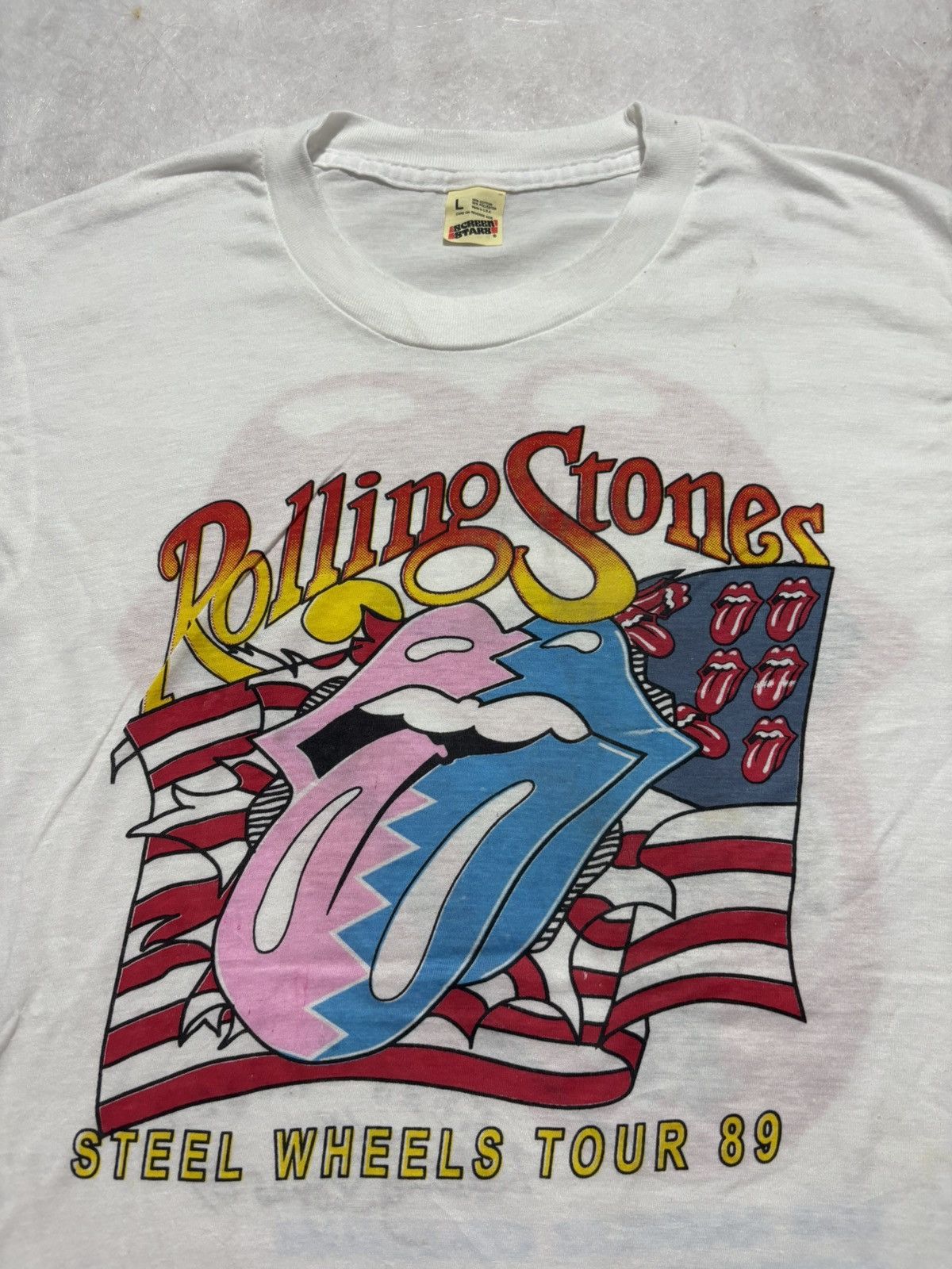 The Rolling Stones Vintage The Rolling Stones Tshirt Size US L / EU 52-54 / 3 - 3 Thumbnail