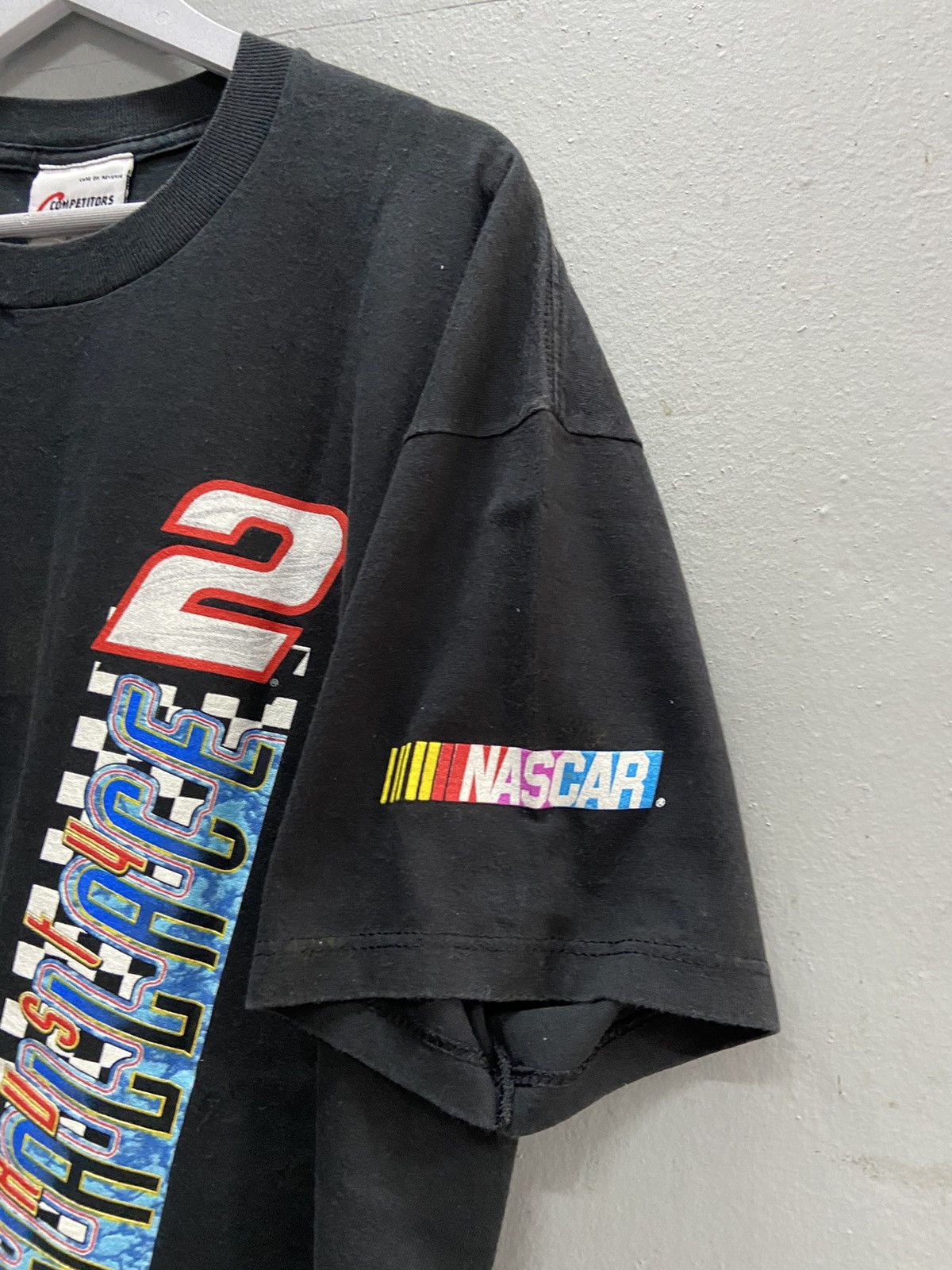 Chase Authentics VINTAGE RUSTY WALLACE #2 QUICK TO CATCH MILLER NASCAR TEE Size US XL / EU 56 / 4 - 7 Thumbnail
