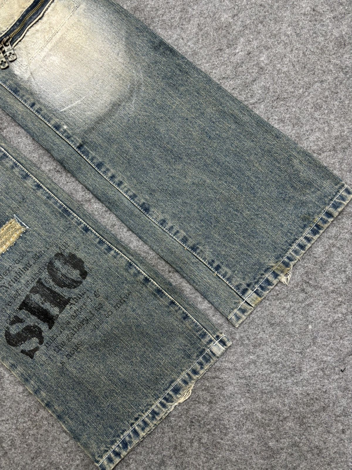 Japanese Brand 🔥FLARE🔥BERNINGS SHO Japan Punk Designer Junya Denim F546 Size US 30 / EU 46 - 11 Thumbnail