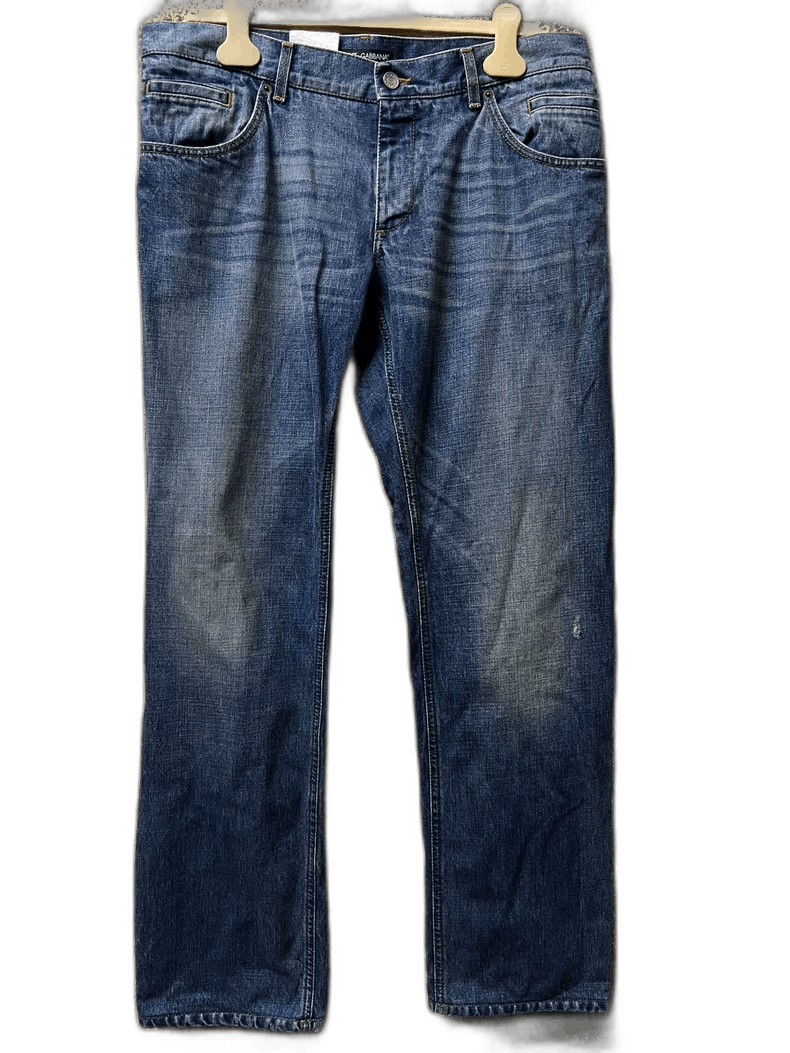 Dolce & Gabbana Dolce & Gabbana Men's Blue Jeans IT50 Size US 44 / EU 60 - 1 Thumbnail