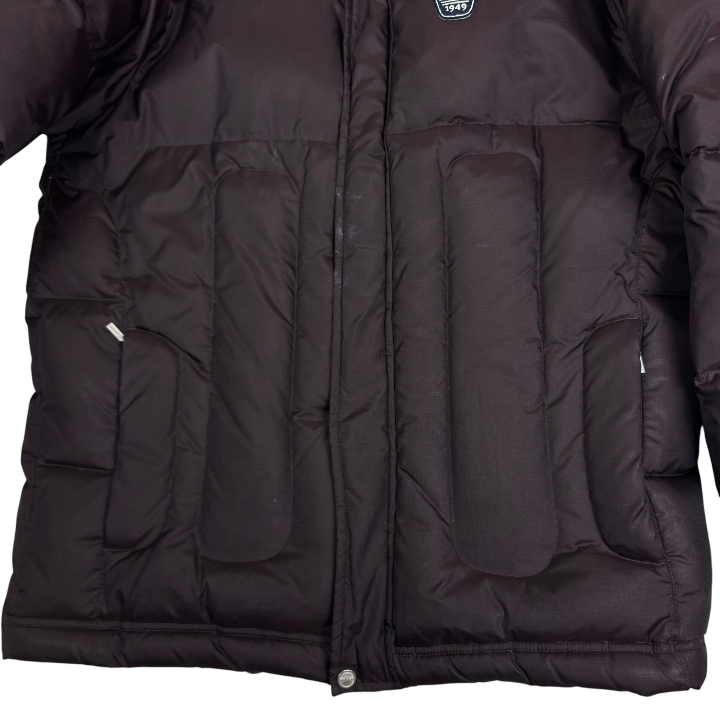 Adidas VTG Adidas Men's Brown Long Sleeve Full Zip Puffer Jacket XS Size US XS / EU 42 / 0 - 6 Thumbnail
