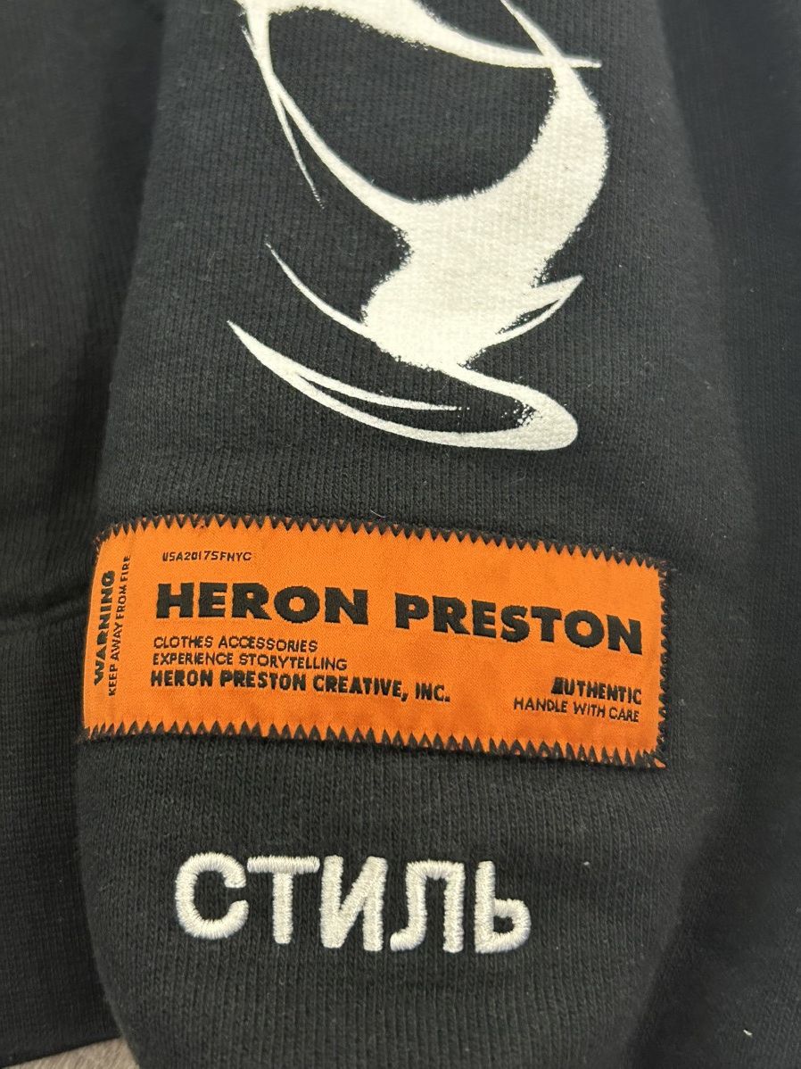Heron Preston Heron Preston HP Brush Graphic Hoodie Size US XXL / EU 58 / 5 - 3 Thumbnail