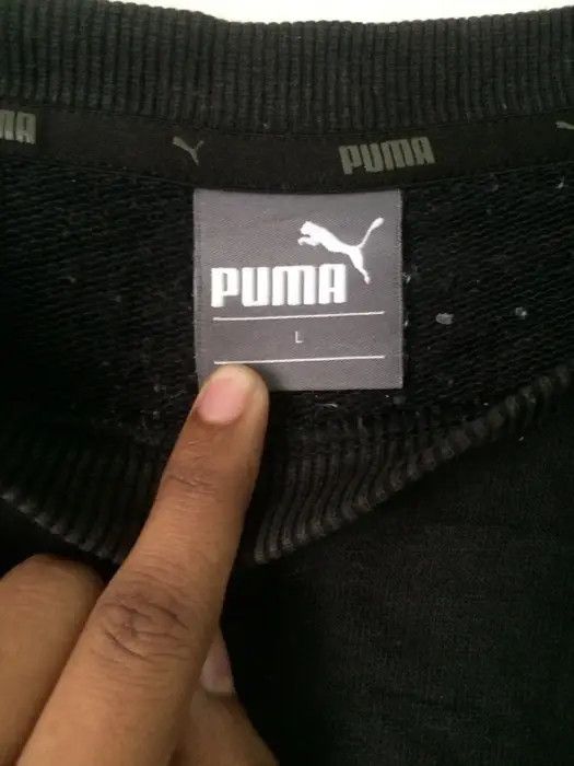 Puma × Vintage Vintage Puma Small Logo Sweatshirt Size US L / EU 52-54 / 3 - 3 Thumbnail