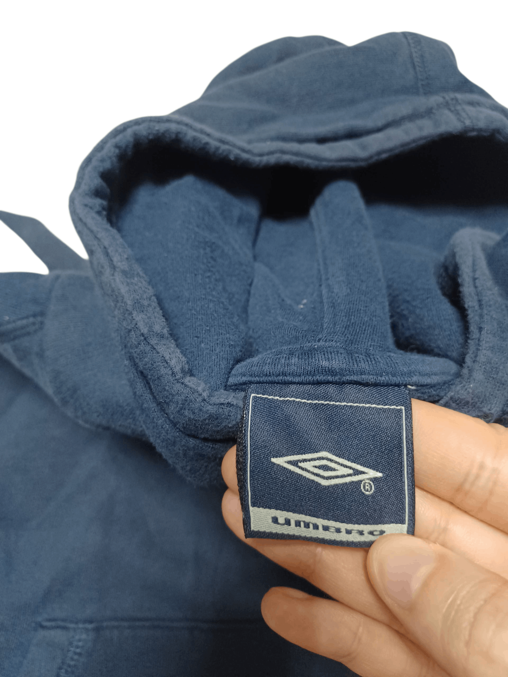 Umbro UMBRO VINTAGE BIGLOGO EMBROIDERED HOODIE DRILL SPORTSWEAR Size US L / EU 52-54 / 3 - 4 Thumbnail