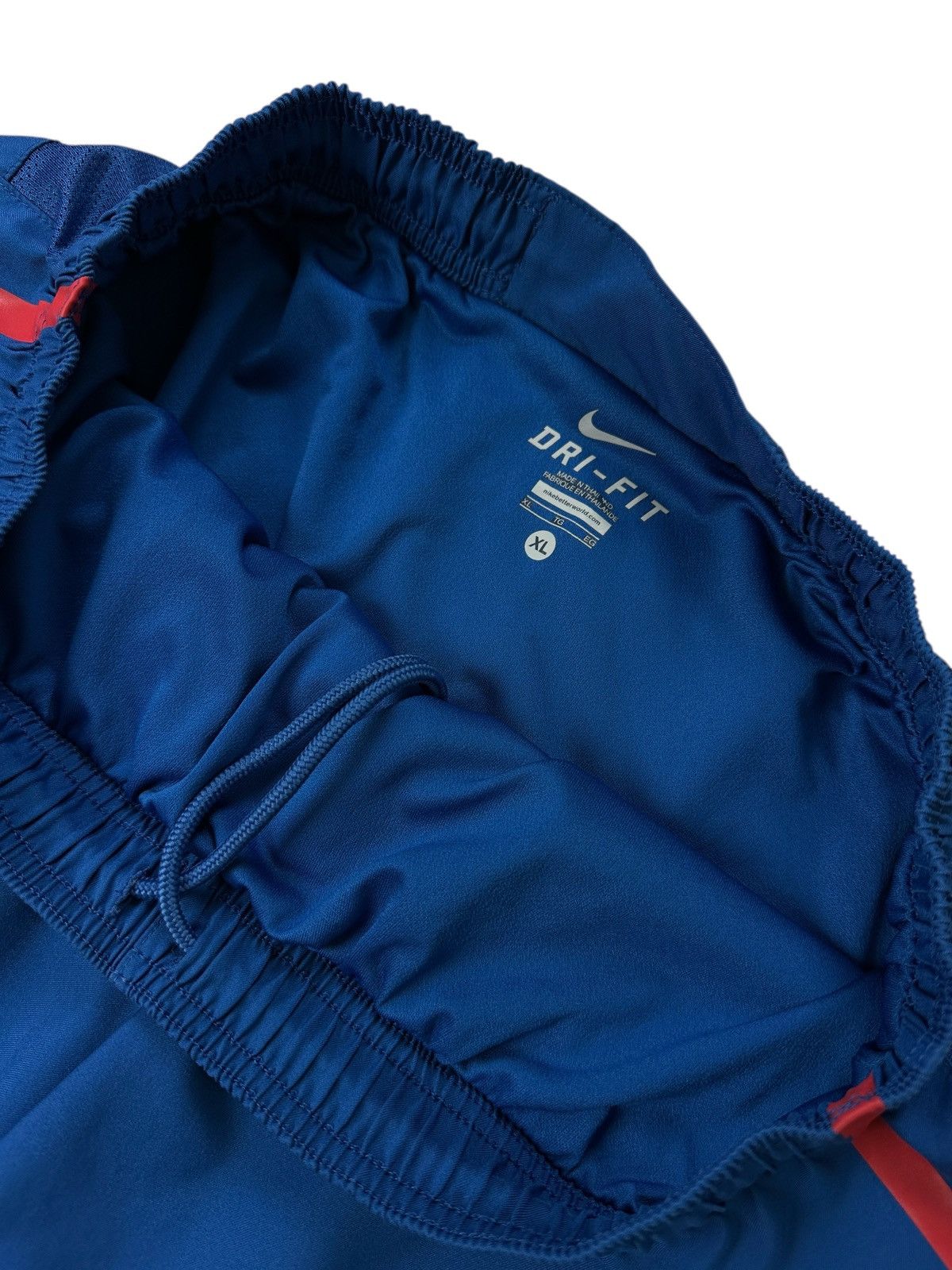 Nike × Vintage Vintage Y2K Nike Dri-Fit Barcelona F.C. Soccer Blue Shorts Size US 36 / EU 52 - 9 Thumbnail