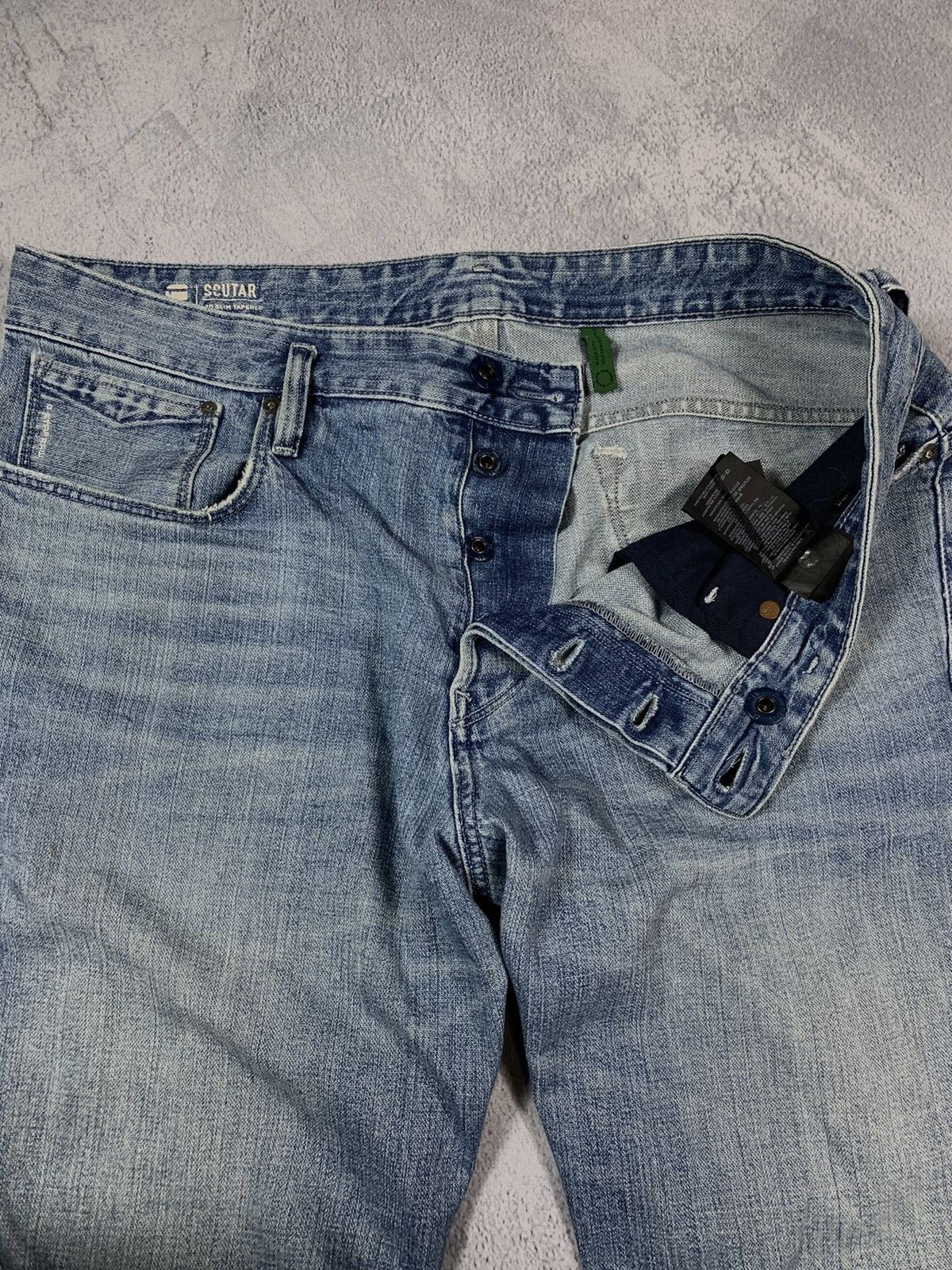 G-Star × Vintage Vintage Y2K G-star Scutar tapered jeans streetwear size 34 Size US 34 / EU 50 - 5 Thumbnail