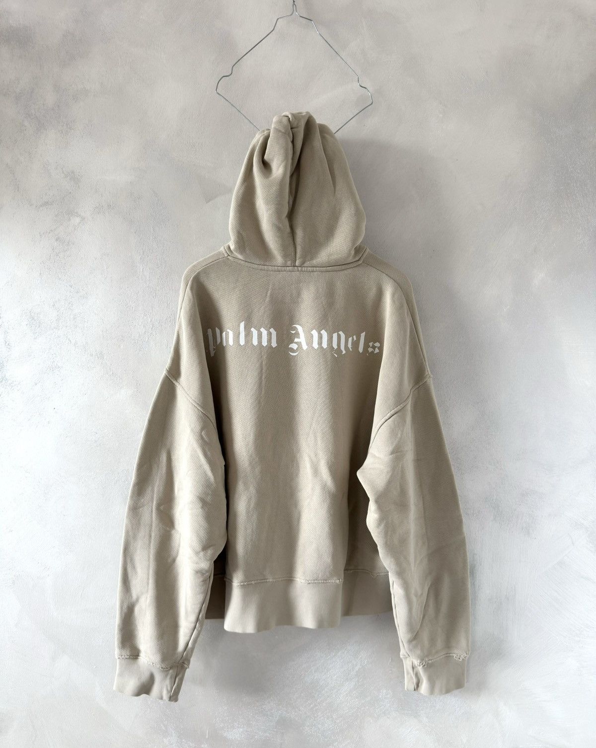 Palm Angels Palm Angels Cactus Oversize Beige Hoodie Size US M / EU 48-50 / 2 - 8 Thumbnail