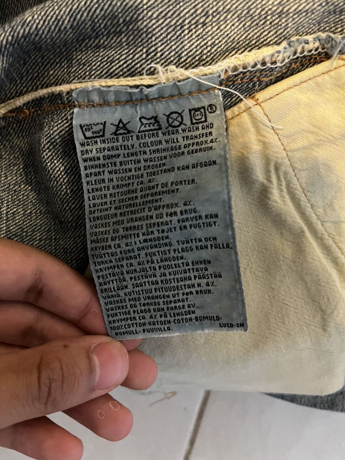 Levi's Vintage Clothing Levi's 501 selvedge denim Size US 34 / EU 50 - 7 Thumbnail