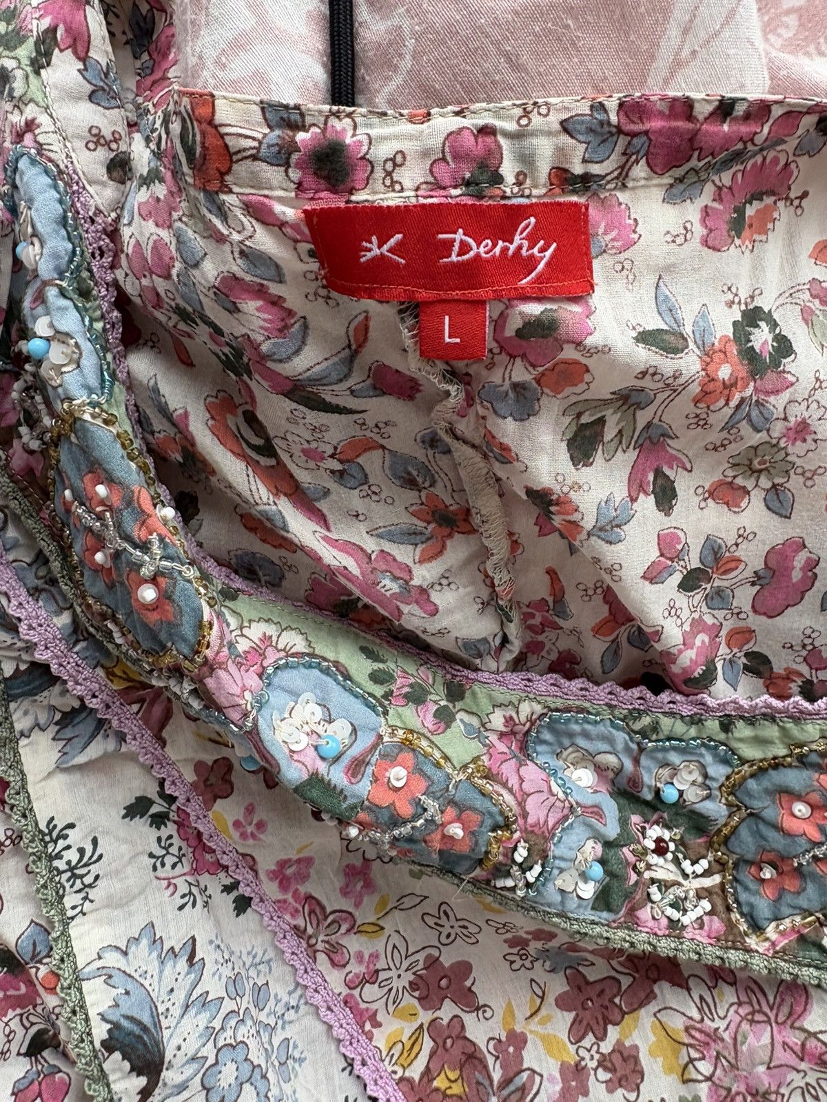 Vintage y2k Derhy blouse Size L / US 10 / IT 46 - 7 Thumbnail