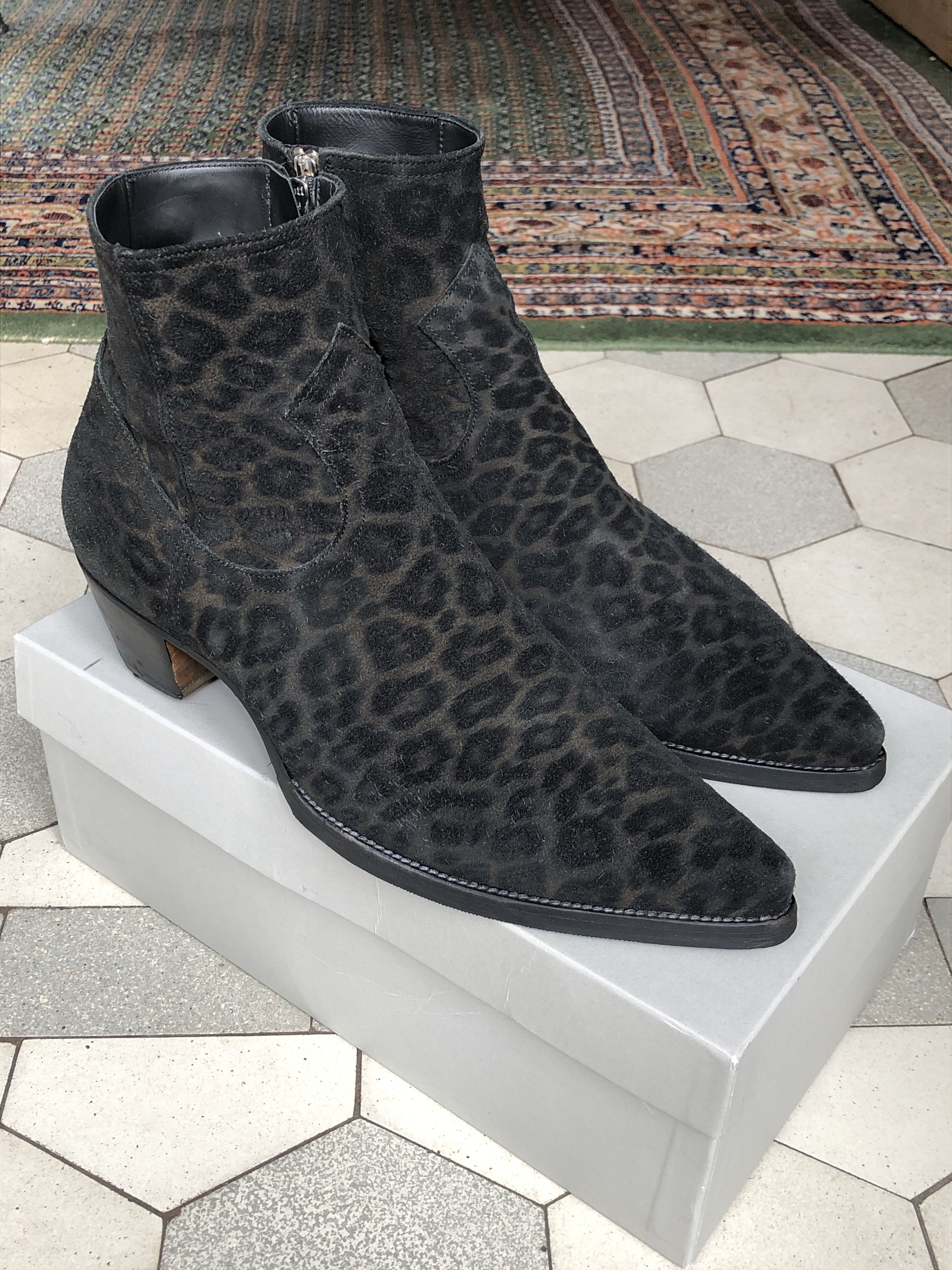 ALESSANDRO VASINI Alessandro Vasini Sonny Stiefletten 40 mm Absatz Leopard Size US 10.5 / EU 43-44 - 8 Thumbnail