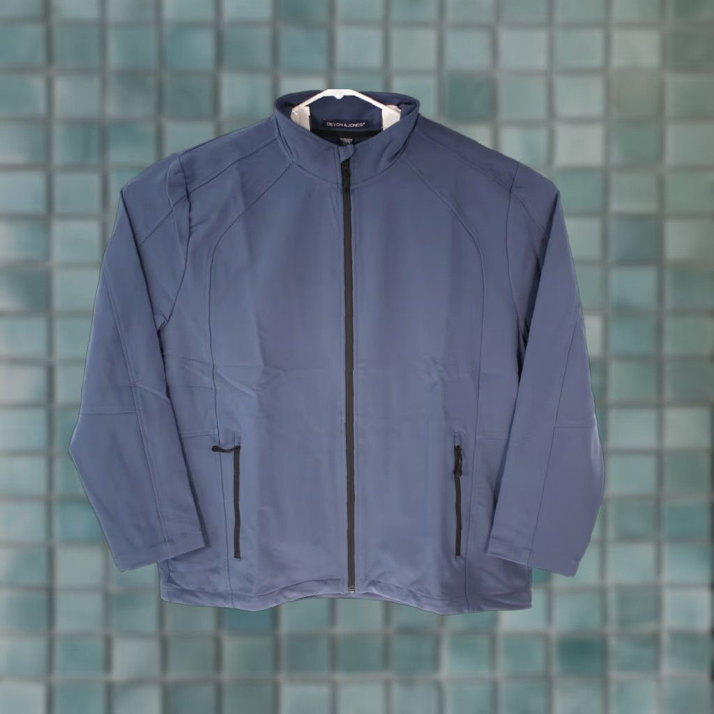 Vintage Devon & Jones Doubleweave Tech-Shell Duplex Jacket Men's Water-Resist Blue XL Size US XL / EU 56 / 4 - 1 Thumbnail