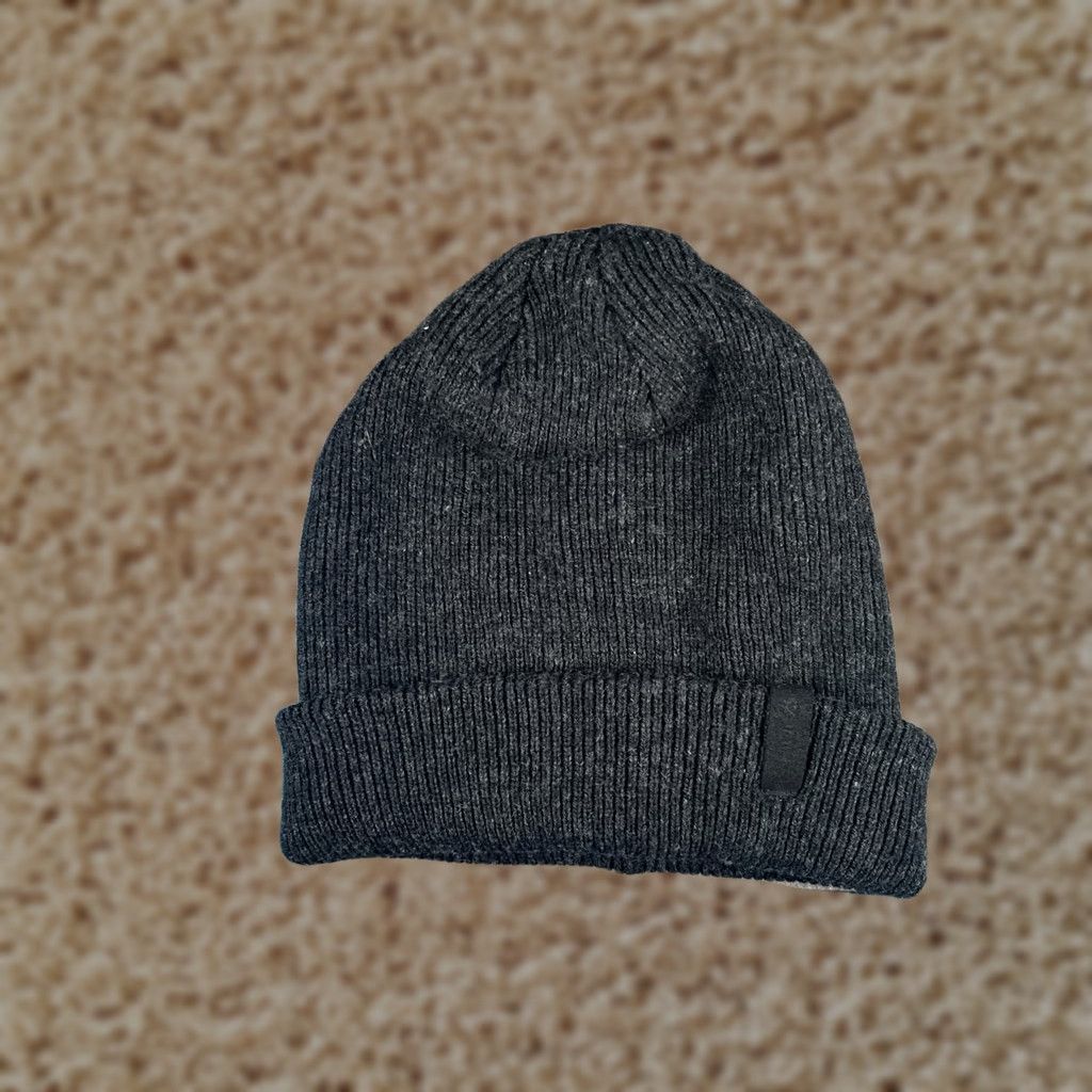 Vintage Bula Beanie Toque Unisex Adults One Size Dark Gray Knit Wool Blend Ski Outdoor Hats Size ONE SIZE - 1 Thumbnail