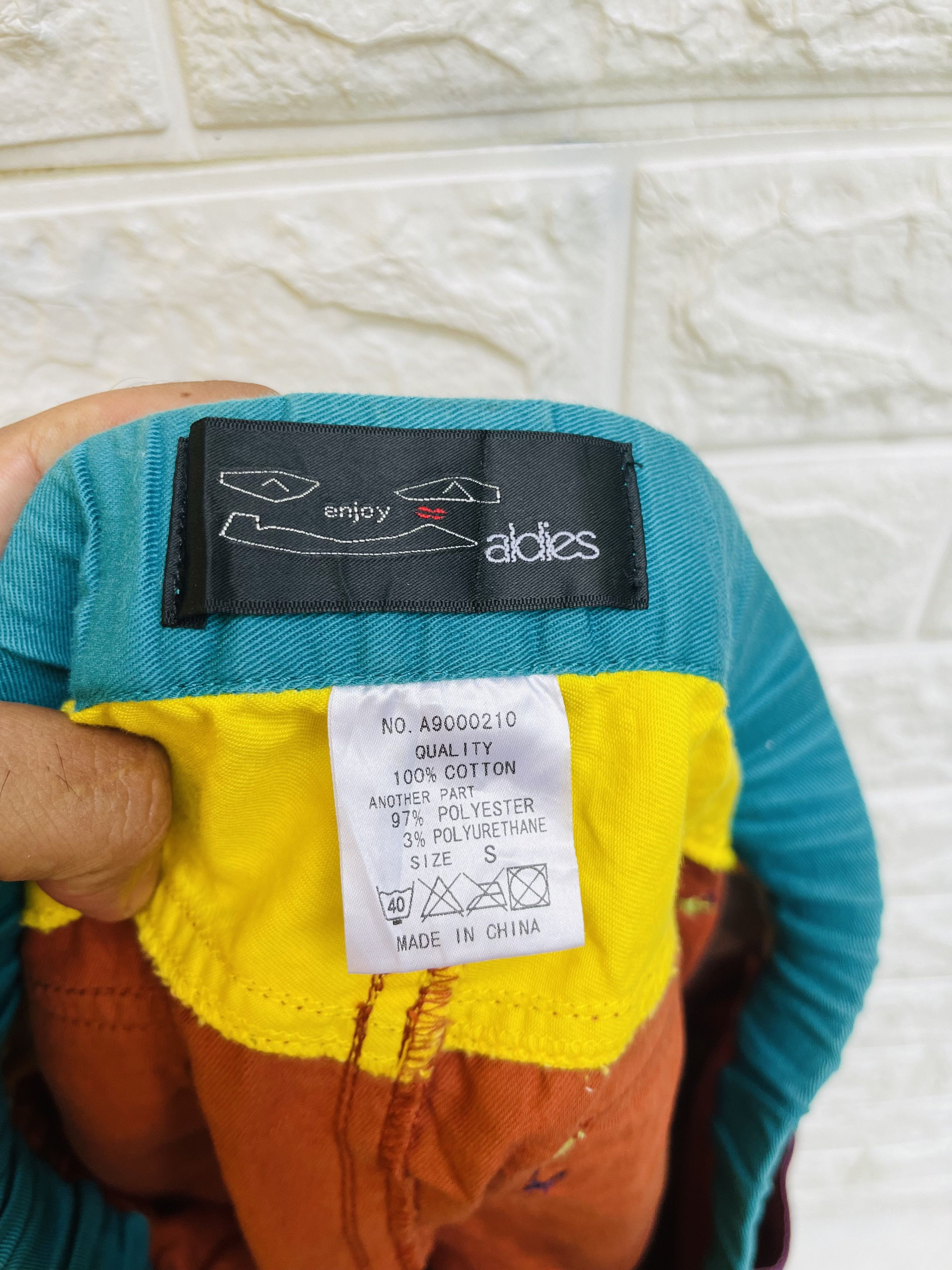 Hysteric Glamour × Japanese Brand × Vintage Vintage Aldies Multicolour Japanese Designer Fashion Style Size 29" - 9 Thumbnail