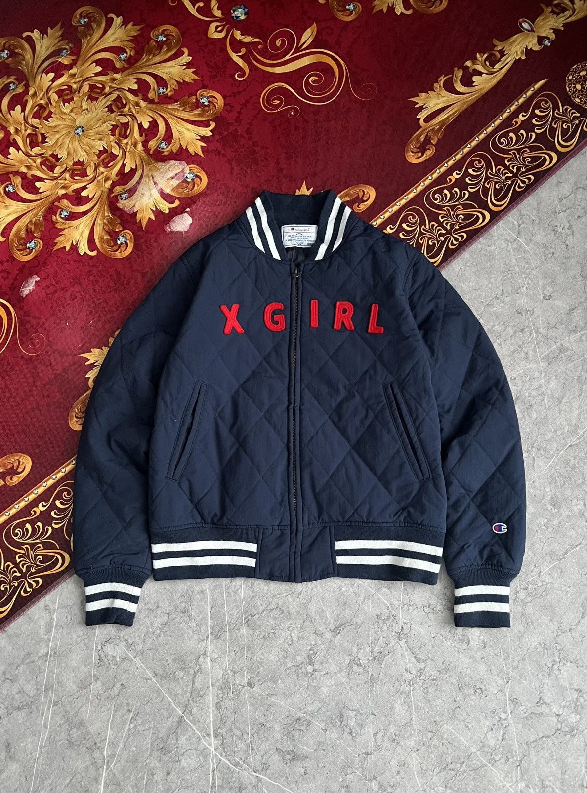 Champion Champion X Girl Japan Varsity Jacket Size US M / EU 48-50 / 2 - 1 Thumbnail