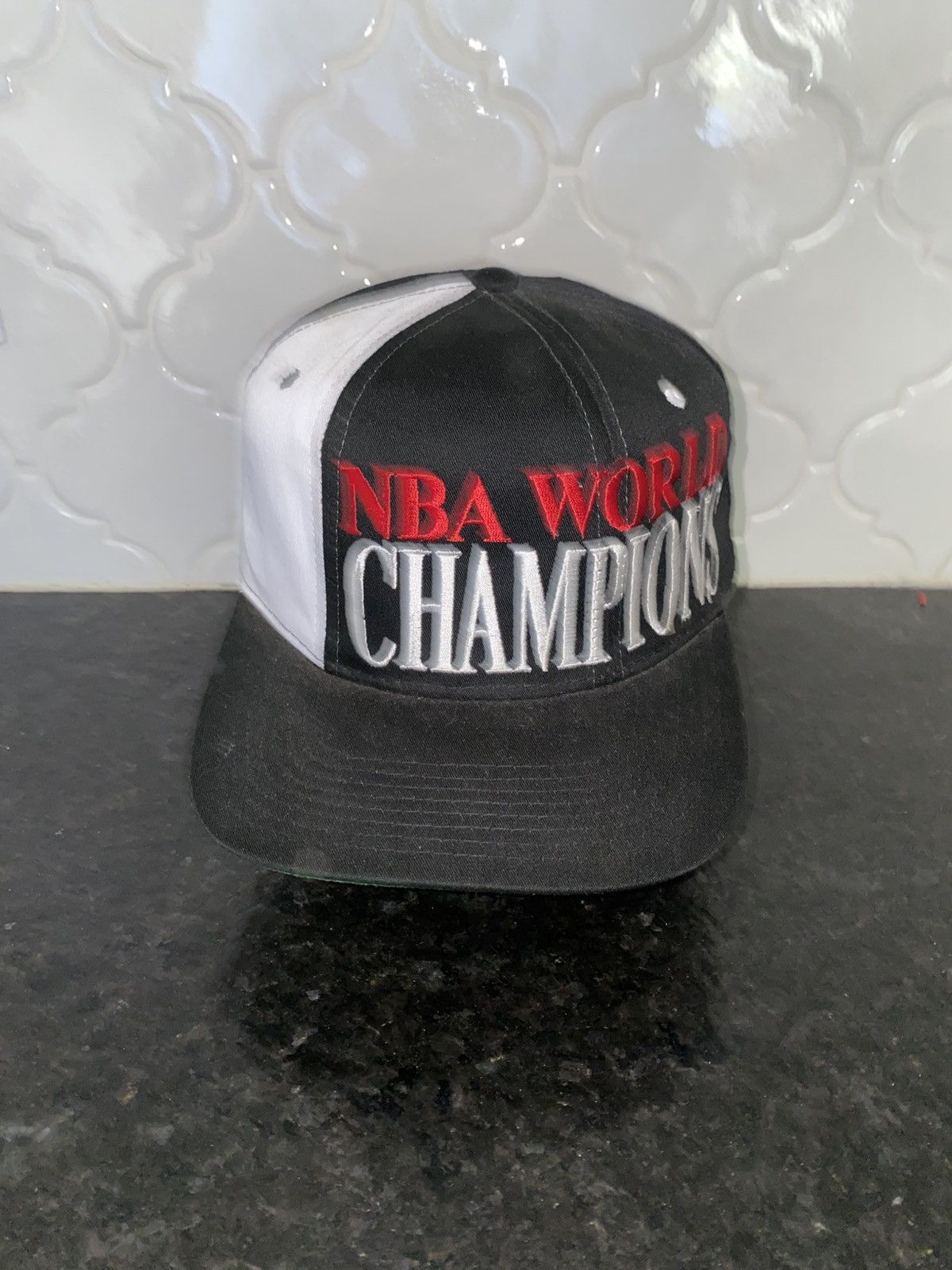 Vintage 90s Starter misprint rockets NBA champs snapback