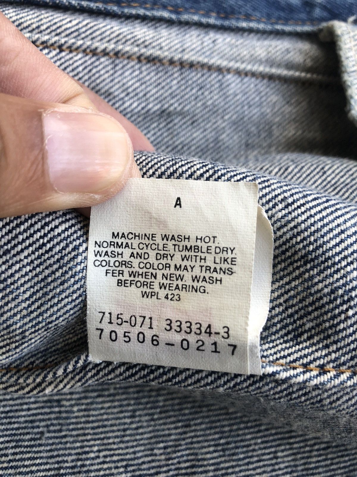 Levi's Vintage 80’s Levi’s Denim Jacket Distressed Stone Wash Size US M / EU 48-50 / 2 - 20 Thumbnail