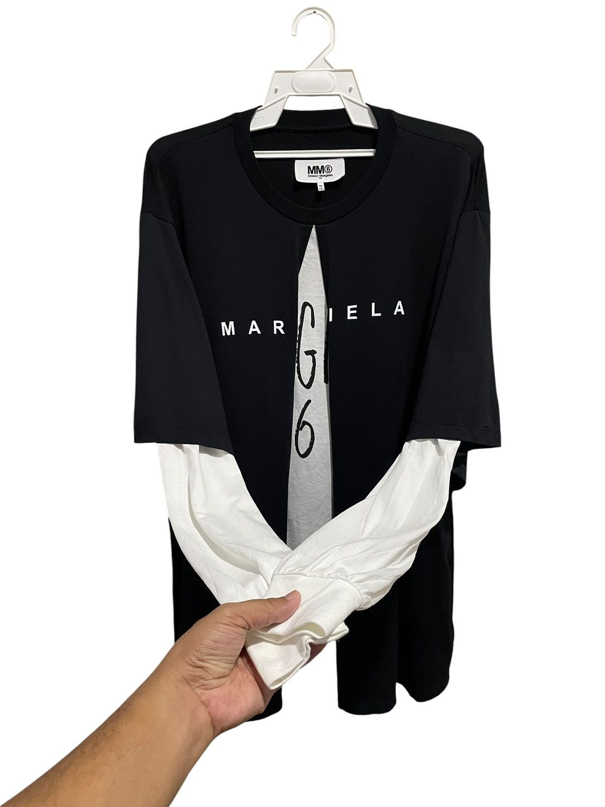 Maison Margiela MM6 Maison Margiela Double Layer Tee Size XL / US 12-14 / IT 48-50 - 3 Thumbnail