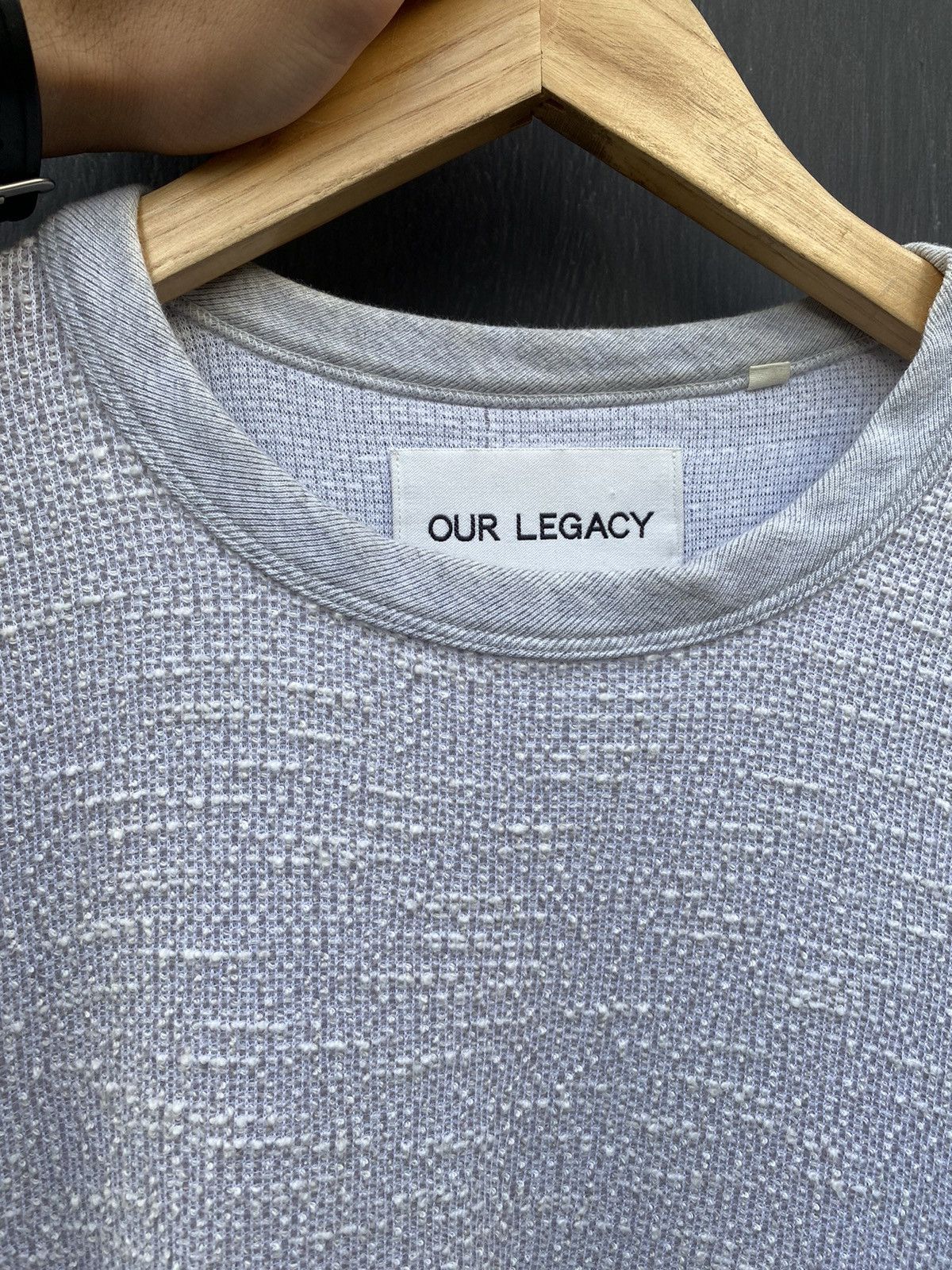 Our Legacy Our Legacy SS16 G/W Pique Boucle sweatshirt size 48 Size US M / EU 48-50 / 2 - 9 Thumbnail