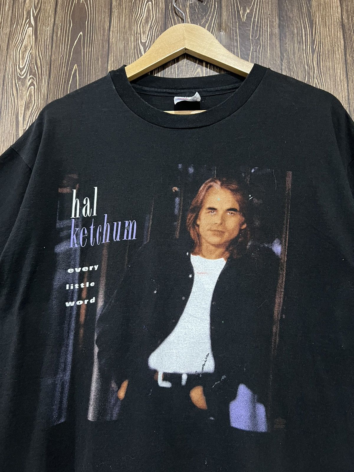 Band Tees × Vintage Vintage 90s Hal Ketchum Tour Tshirt Size US L / EU 52-54 / 3 - 2 Thumbnail