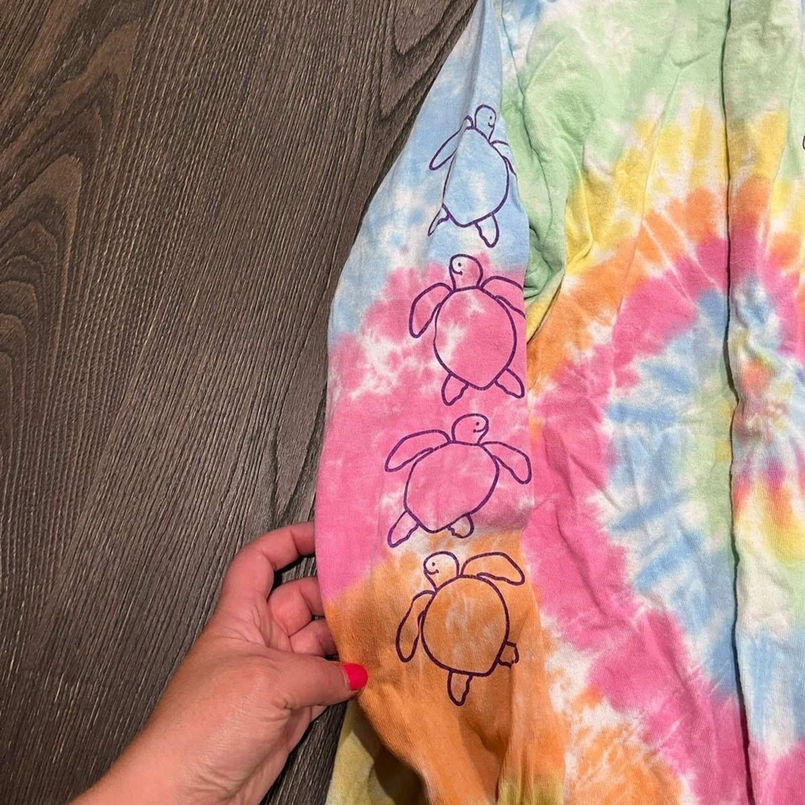 Vintage Simply Southern Bright Tie Dye Long Sleeve T-Shirt Size M Size M / US 6-8 / IT 42-44 - 3 Thumbnail