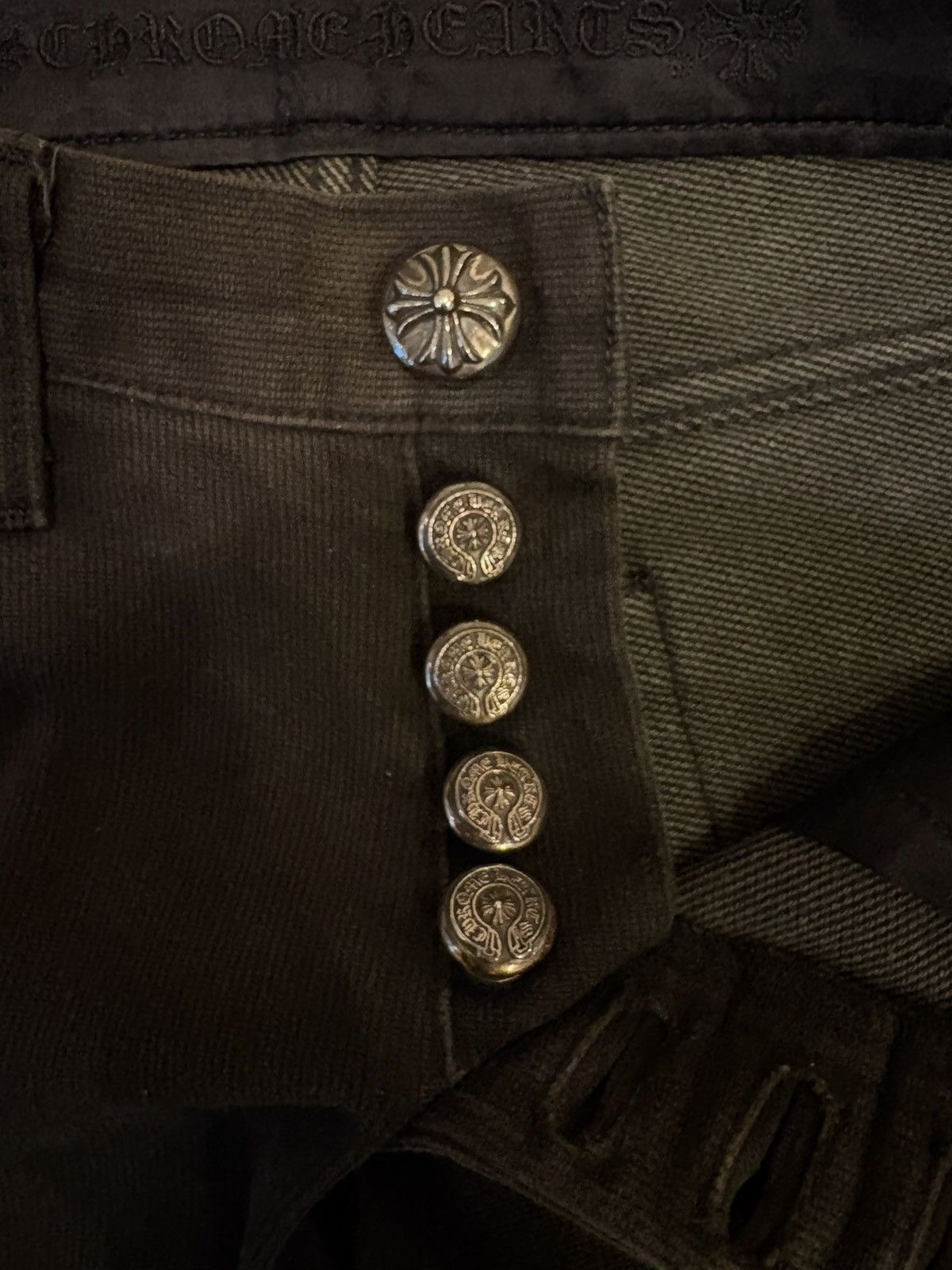 Chrome Hearts Chrome Hearts Selvedge Bootcut Crossball Denim Size US 30 / EU 46 - 7 Thumbnail