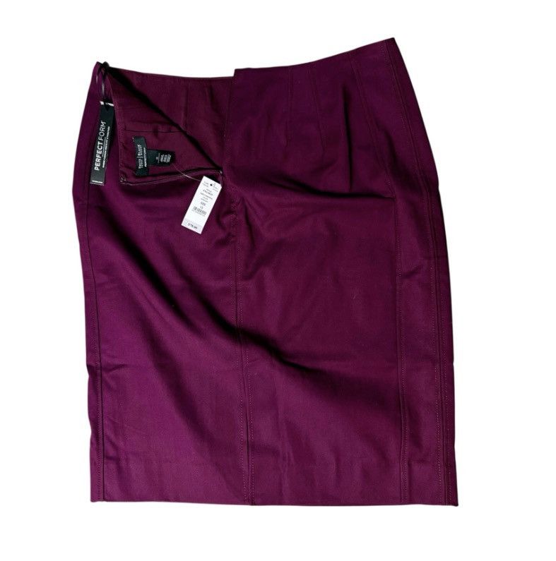White House Black Market White House Black Market Perfect Form Berry Skirt – Size 12 Size 34" / US 12 / IT 48 - 2 Thumbnail