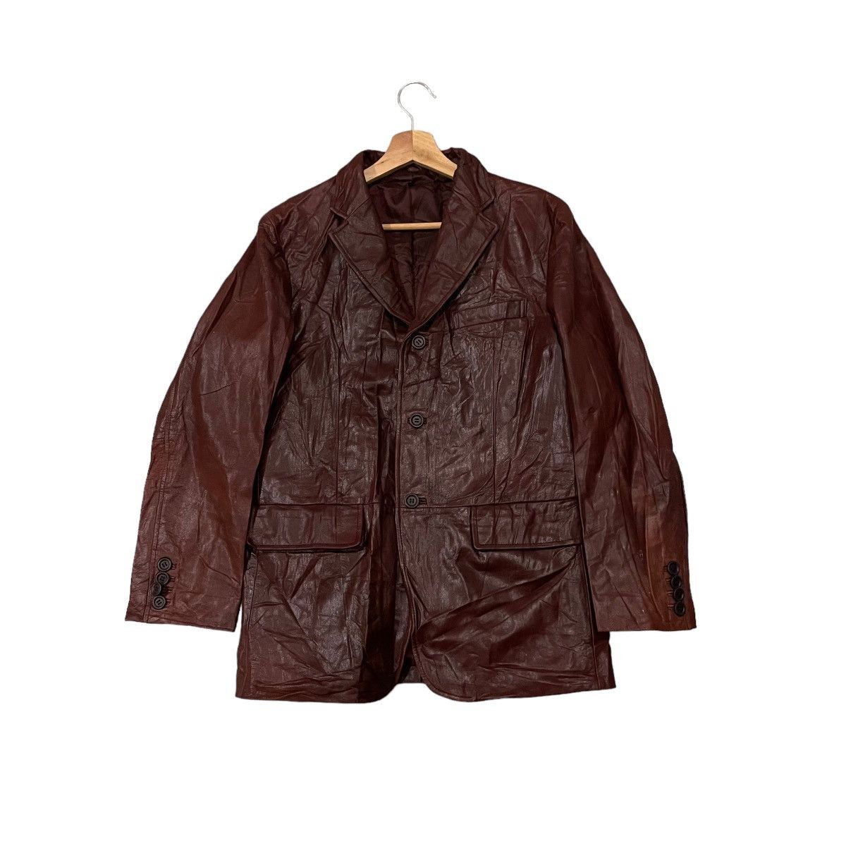 Tornado Mart Vintage Tornado Mart Cowhide Leather Coat Jacket Size US M / EU 48-50 / 2 - 1 Thumbnail