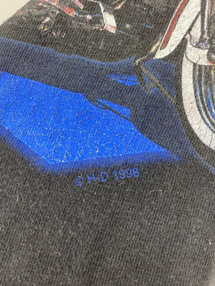 Harley Davidson Vintage 1998 Harley Davidson Cafe Las Vegas Tee T-shirt Size US M / EU 48-50 / 2 - 4 Thumbnail