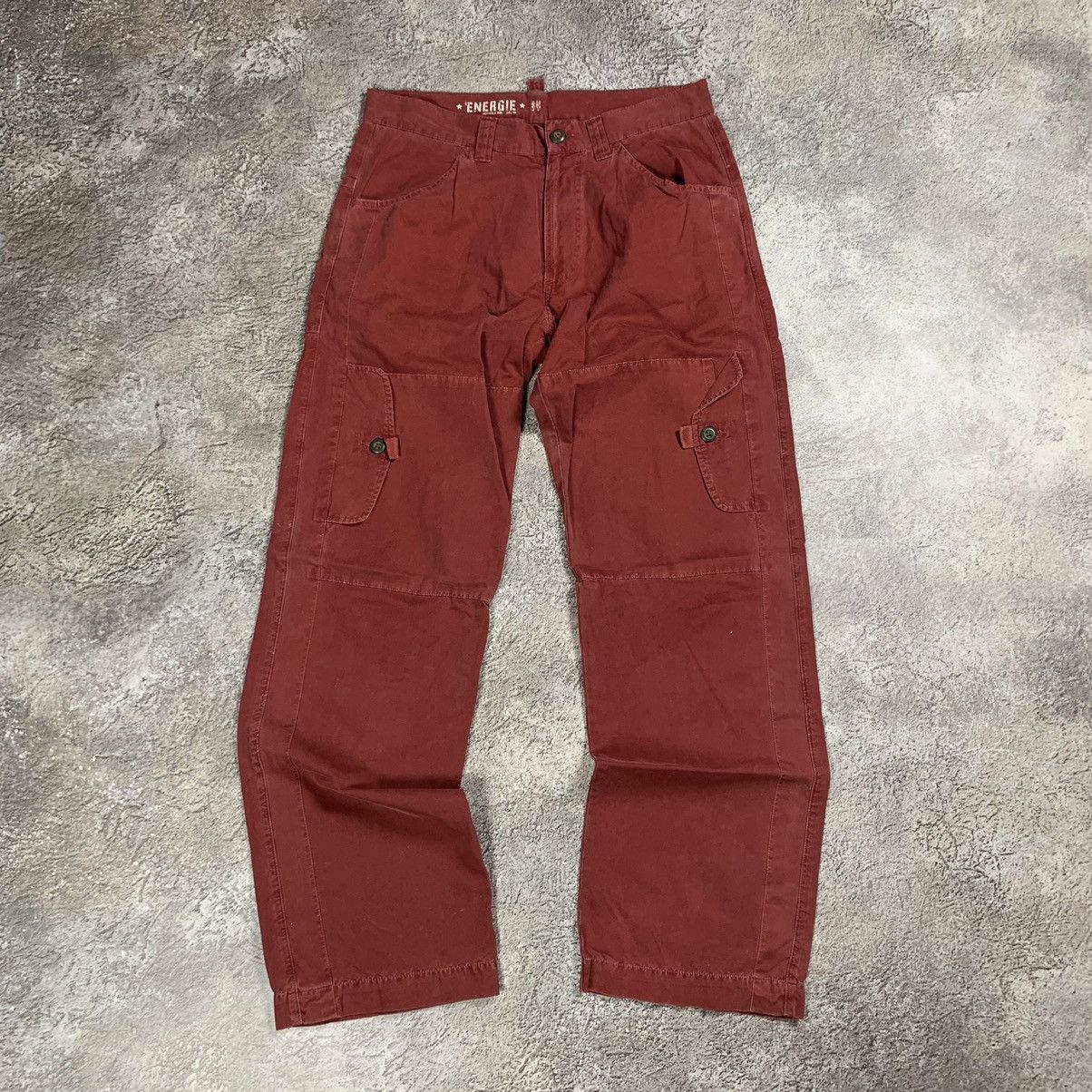 Energie VINTAGE CARGO PANTS FLARED HYBRID PARACHUTE SPRING JAPAN 90S Size US 34 / EU 50 - 1 Thumbnail