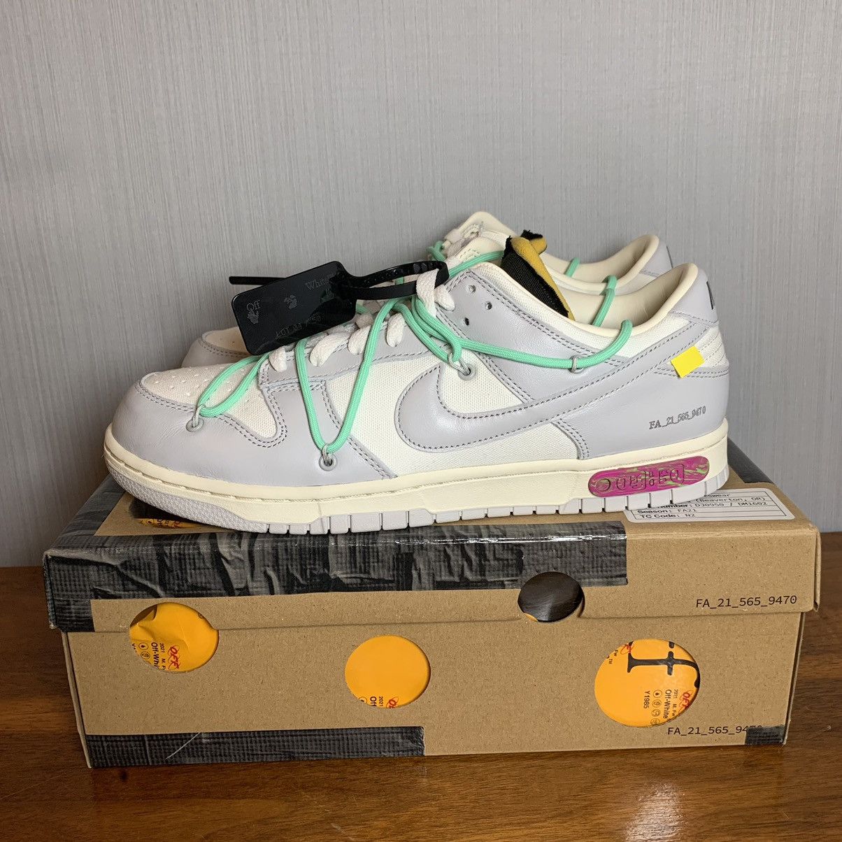 Nike × Off-White Off-White Nike Dunk Low Lot 4 Size US 11 / EU 44 - 1 Thumbnail