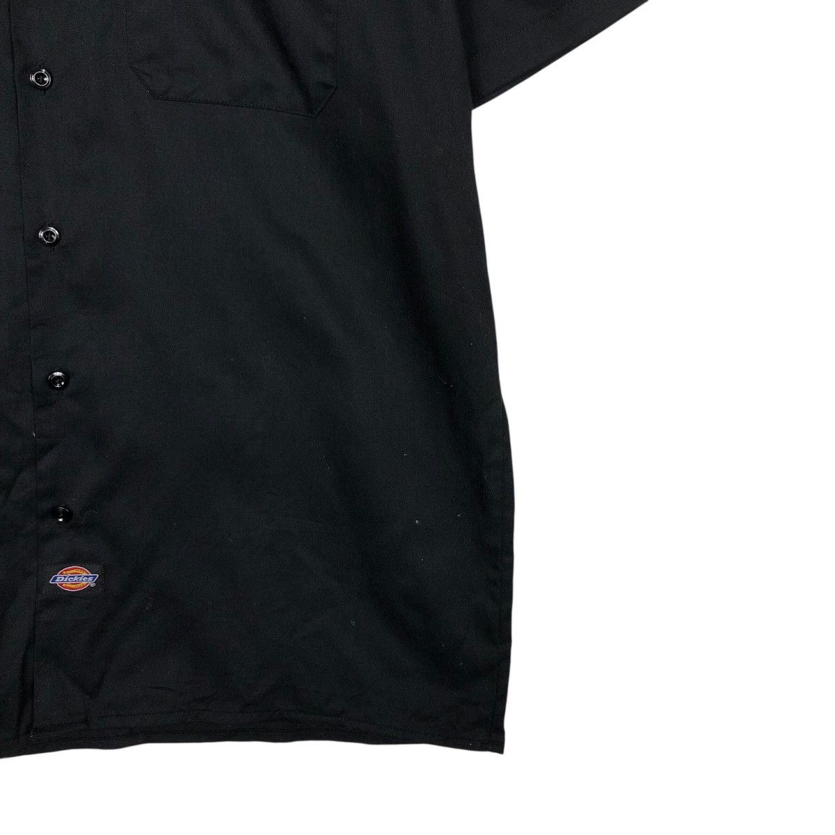 Japanese Brand 📌Rich Black Vintage Chore Work Shirt Bowling Shirt Dickies Size US L / EU 52-54 / 3 - 7 Thumbnail