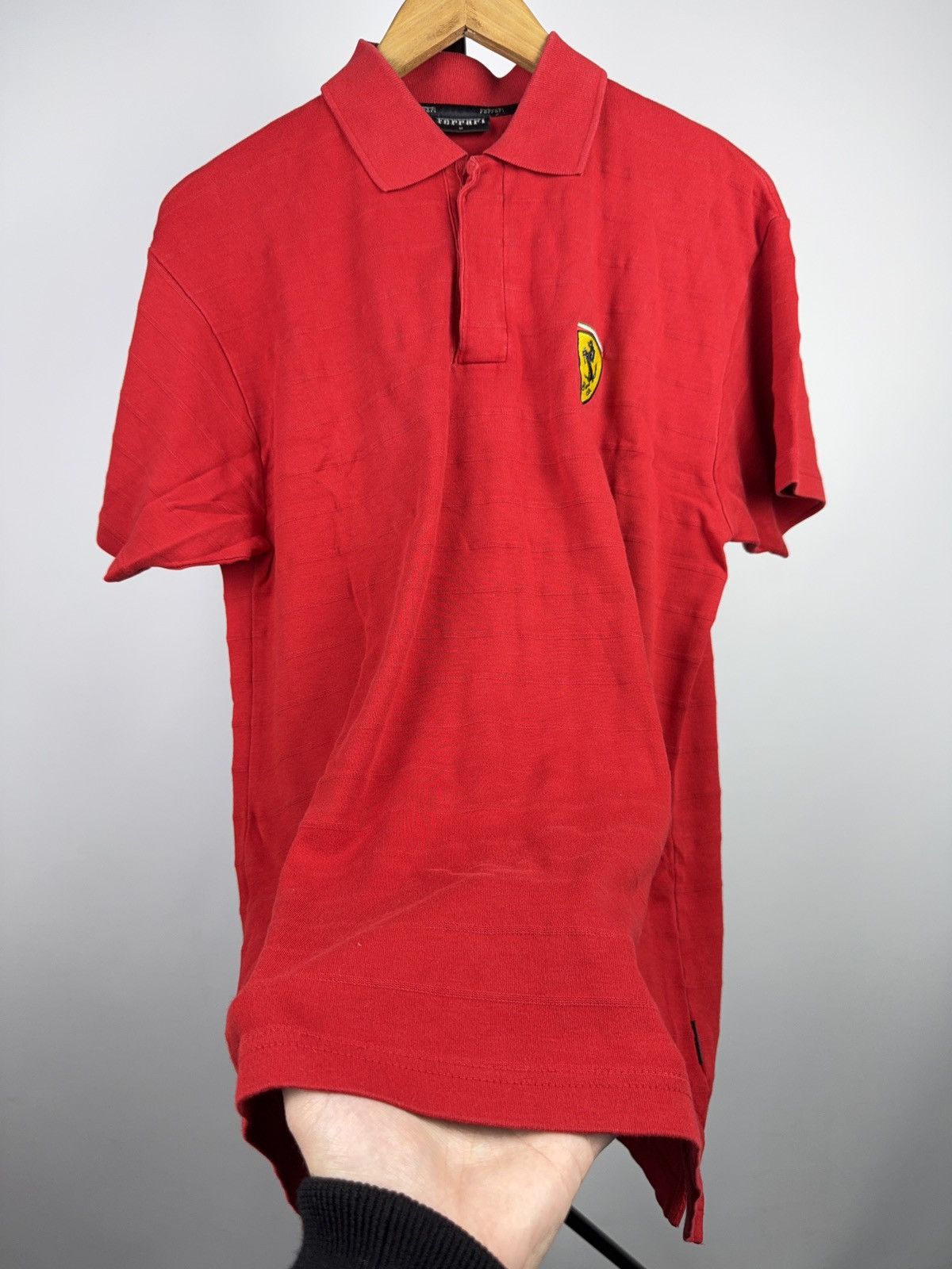 Ferrari 00s Ferrari Red Polo Shirt Vintage Scuderia Logo Embroidered Size US M / EU 48-50 / 2 - 7 Thumbnail